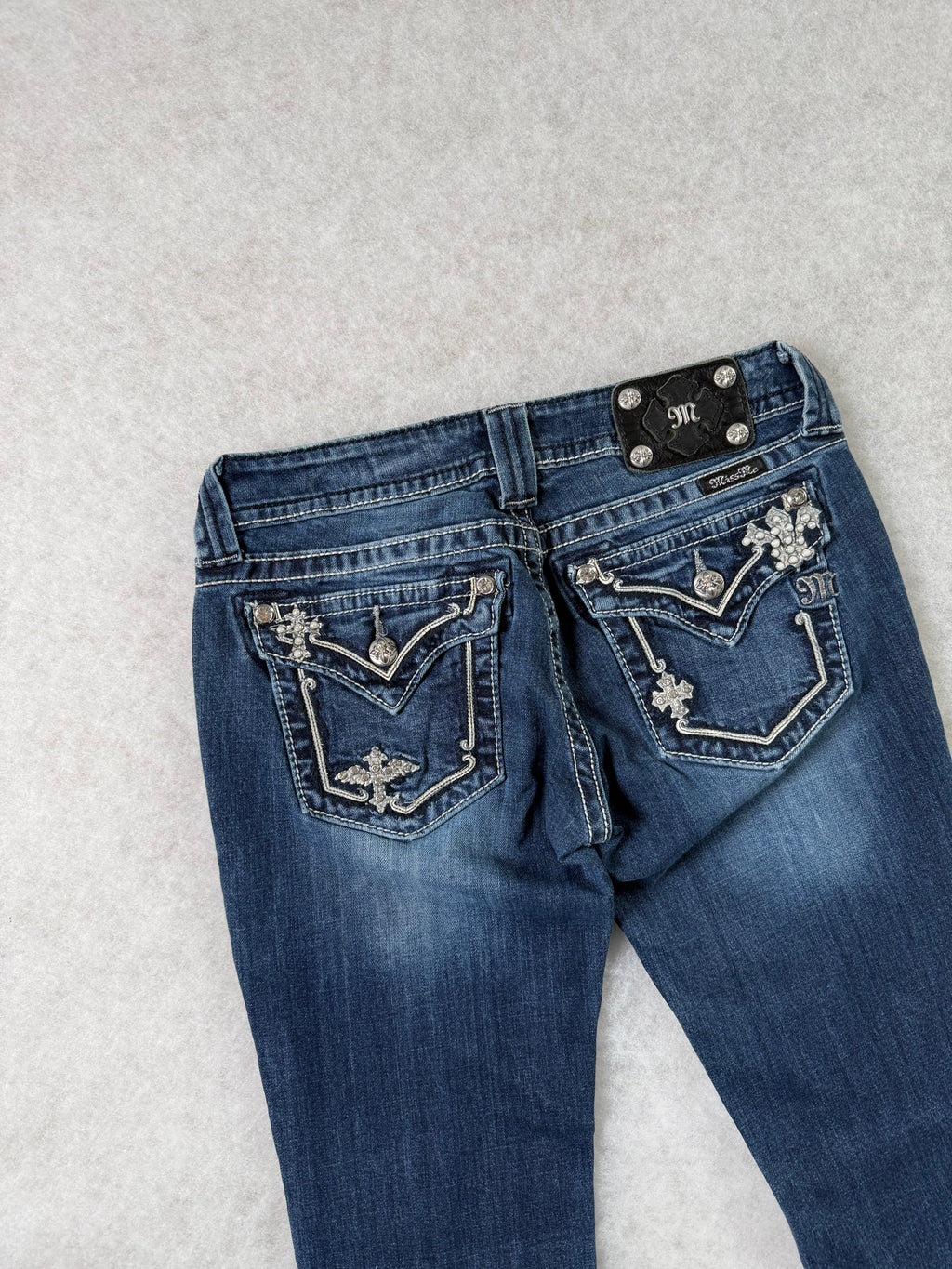 Miss Me Boot Cut Low Waist Jeans