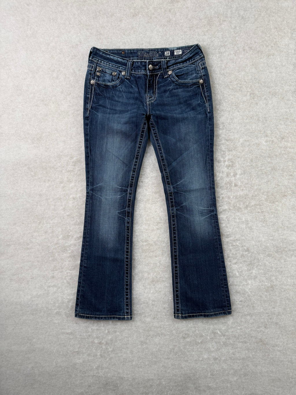 Miss Me Boot Cut Low Waist Jeans