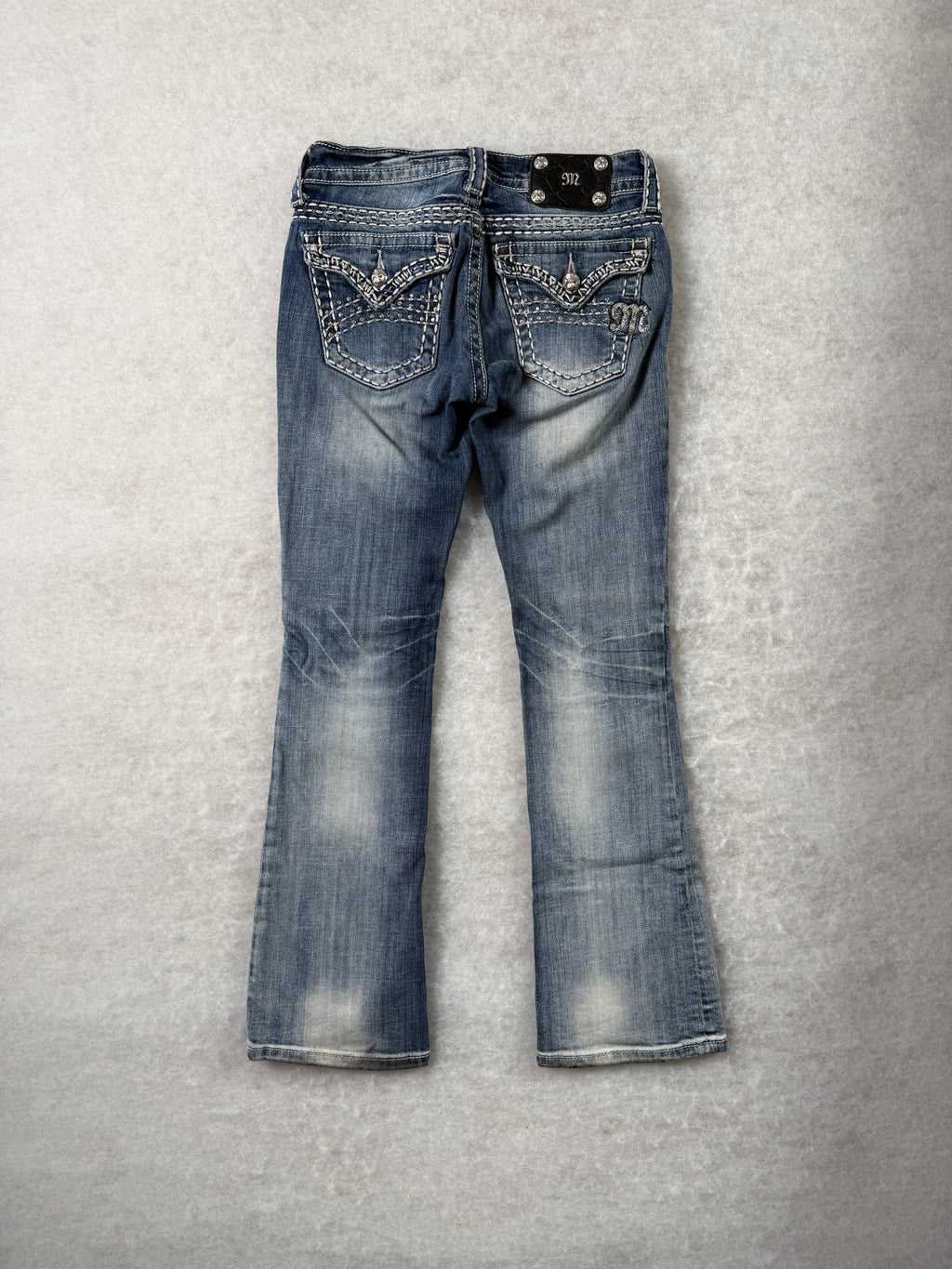 Miss Me Boot Cut Low Waist Jeans