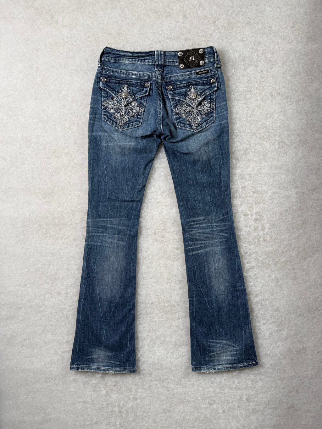 Miss Me Boot Cut Low Waist Jeans