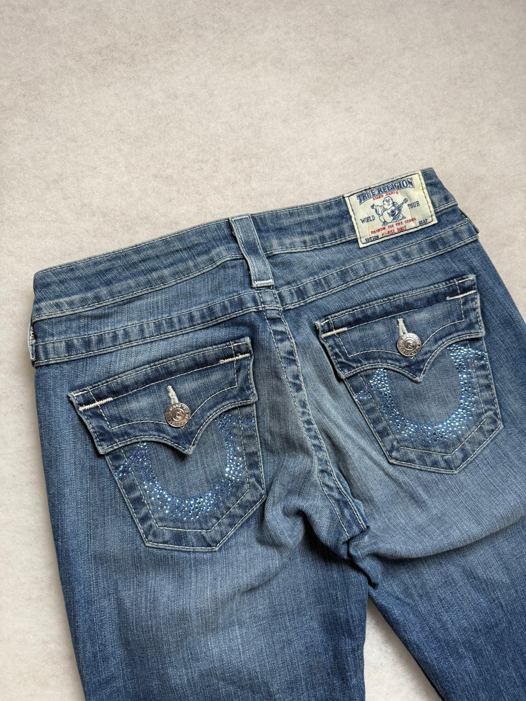 True Religion Boot Cut Low Waist Jeans 27