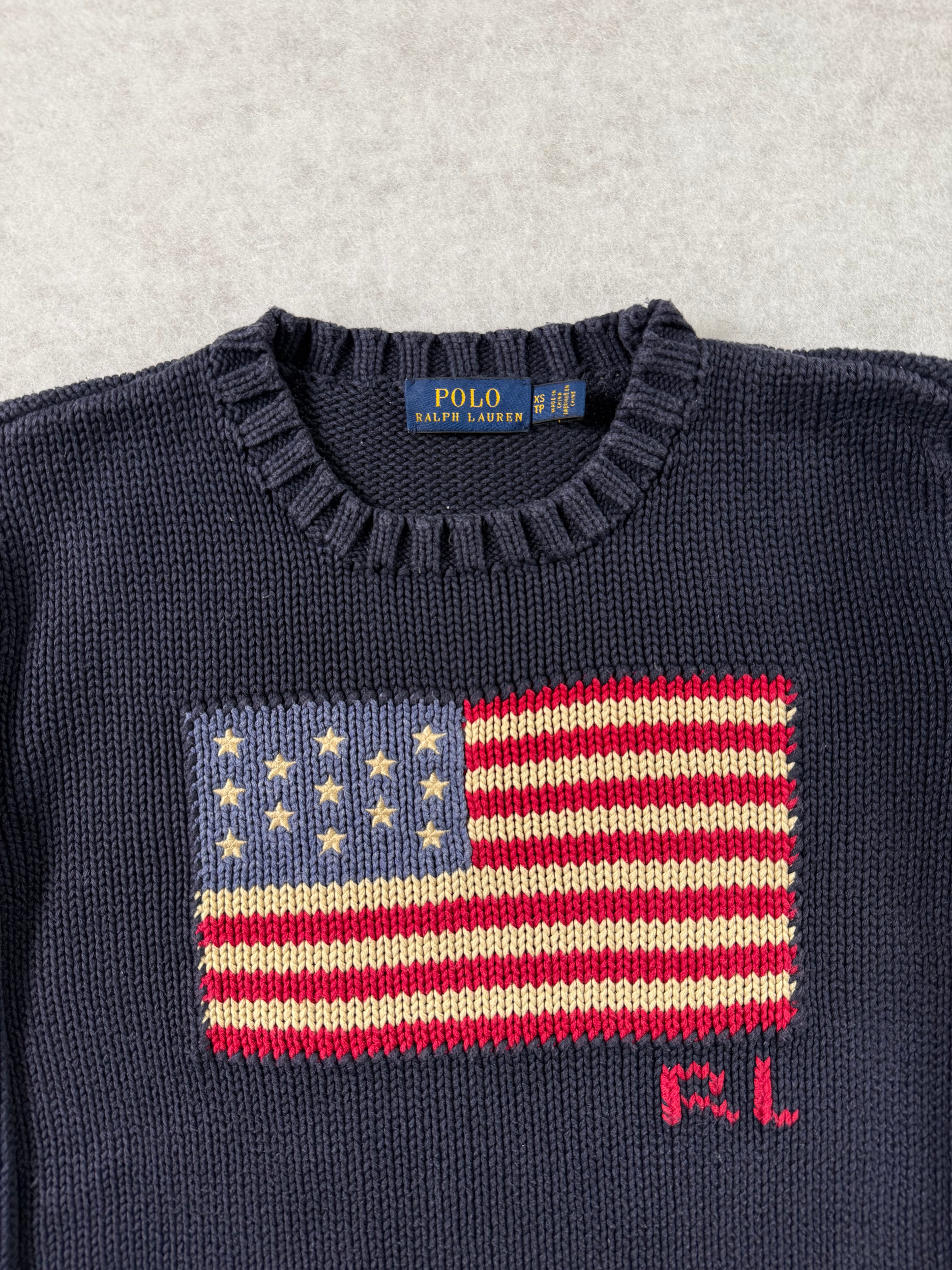 Ralph Lauren Strickpullover mit USA Flagge