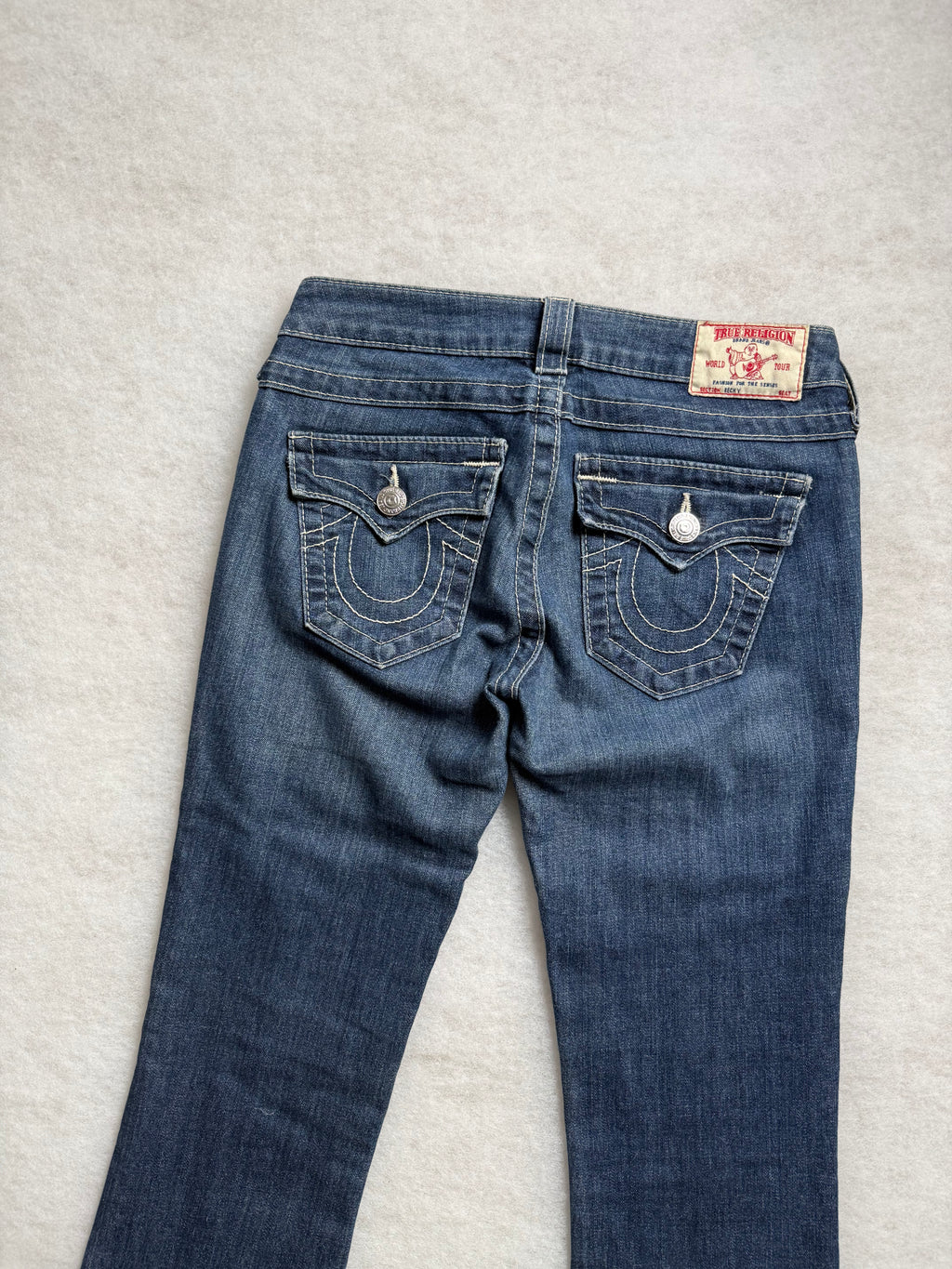 True Religion Boot Cut Low Waist Jeans 25