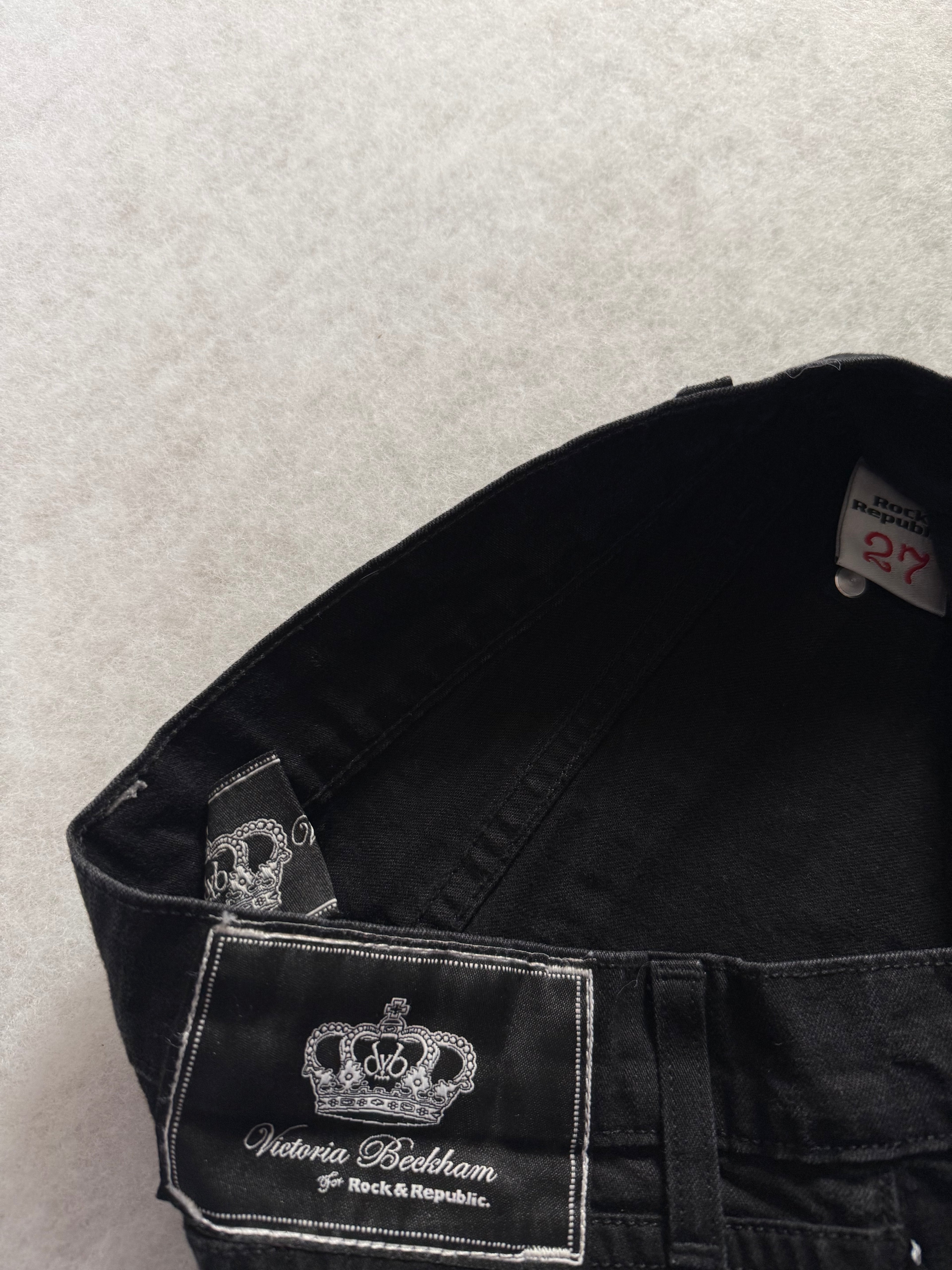 Victoria Beckham Boot Cut Low Waist Jeans