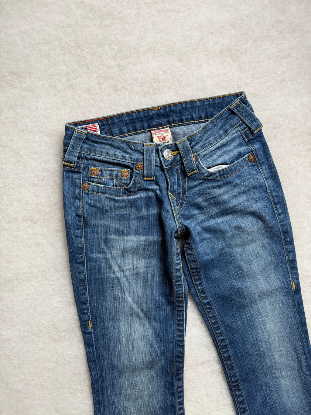 True Religion Boot Cut Low Waist Jeans 24
