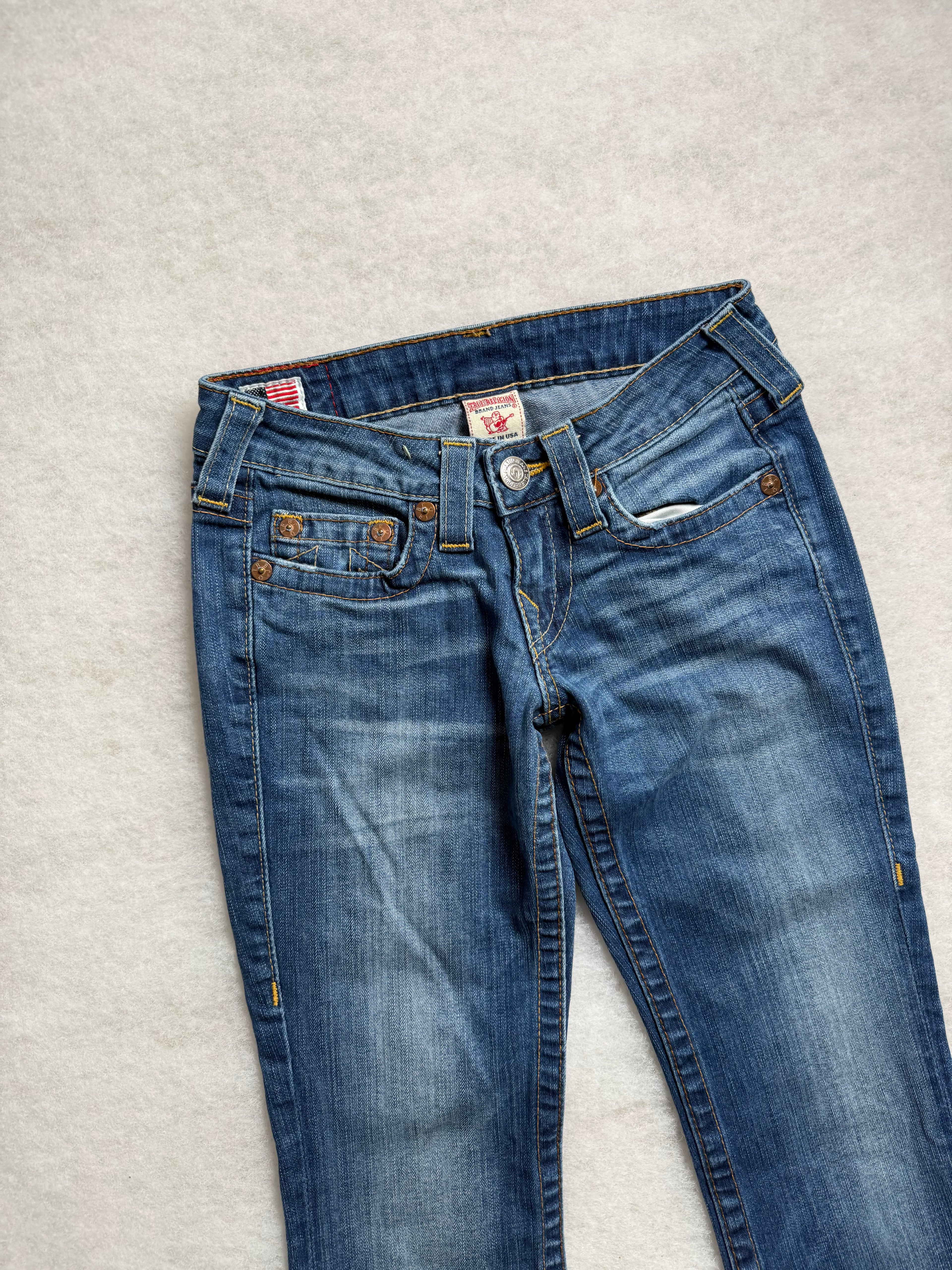 True Religion Boot Cut Low Waist Jeans 24