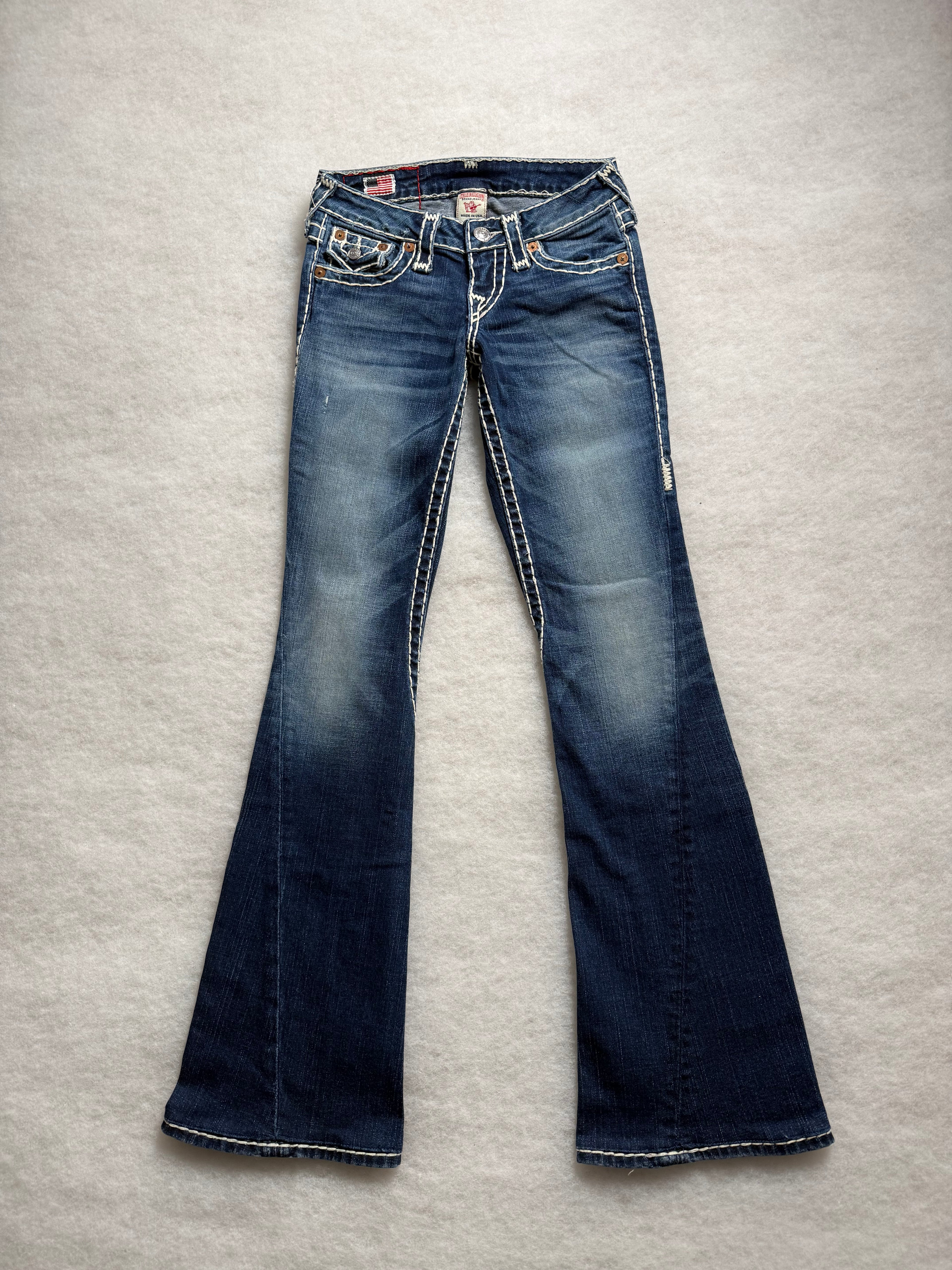 True Religion Boot Cut Low Waist Jeans 24