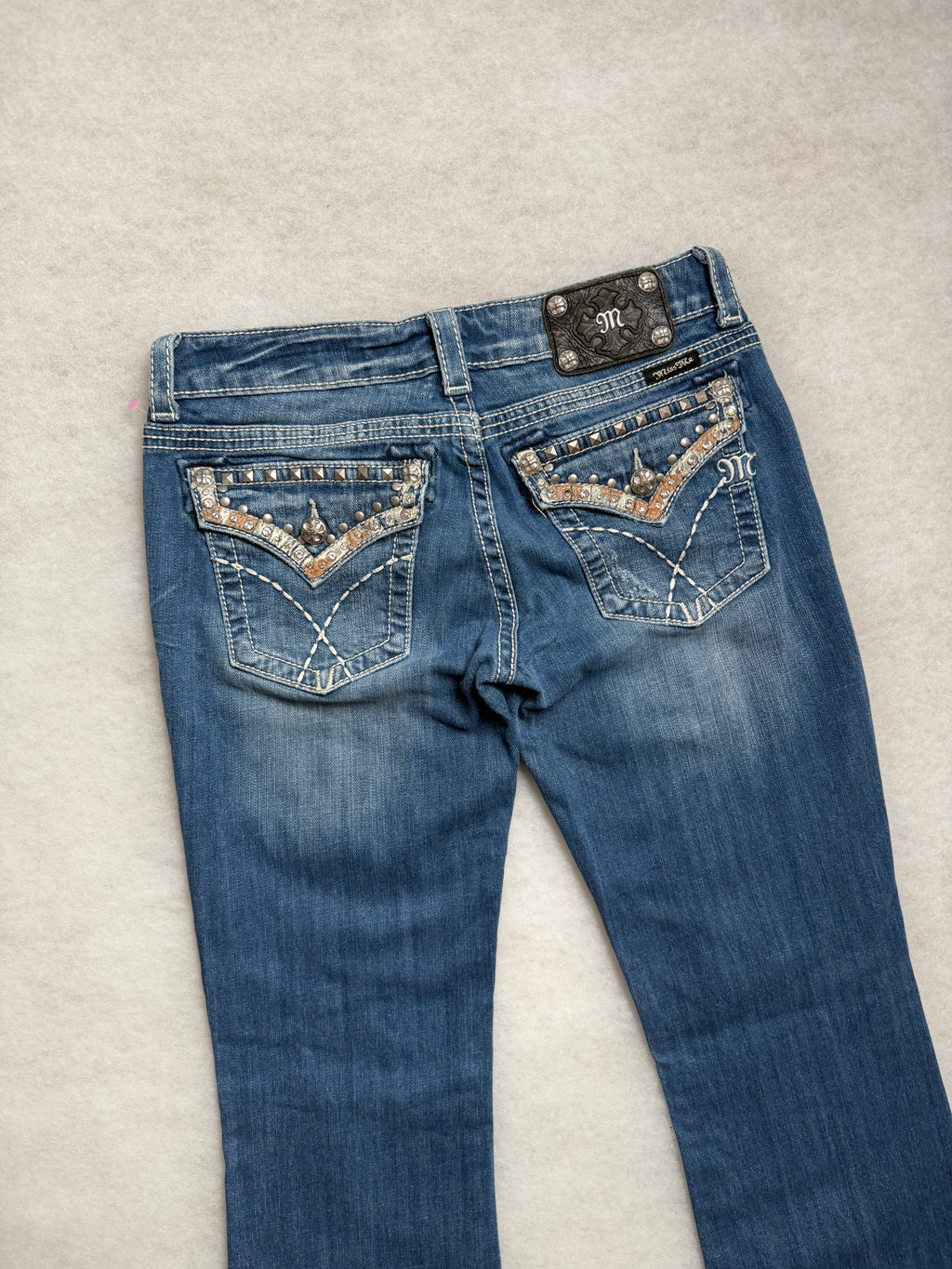 Miss Me Boot Cut Low Waist Jeans 29