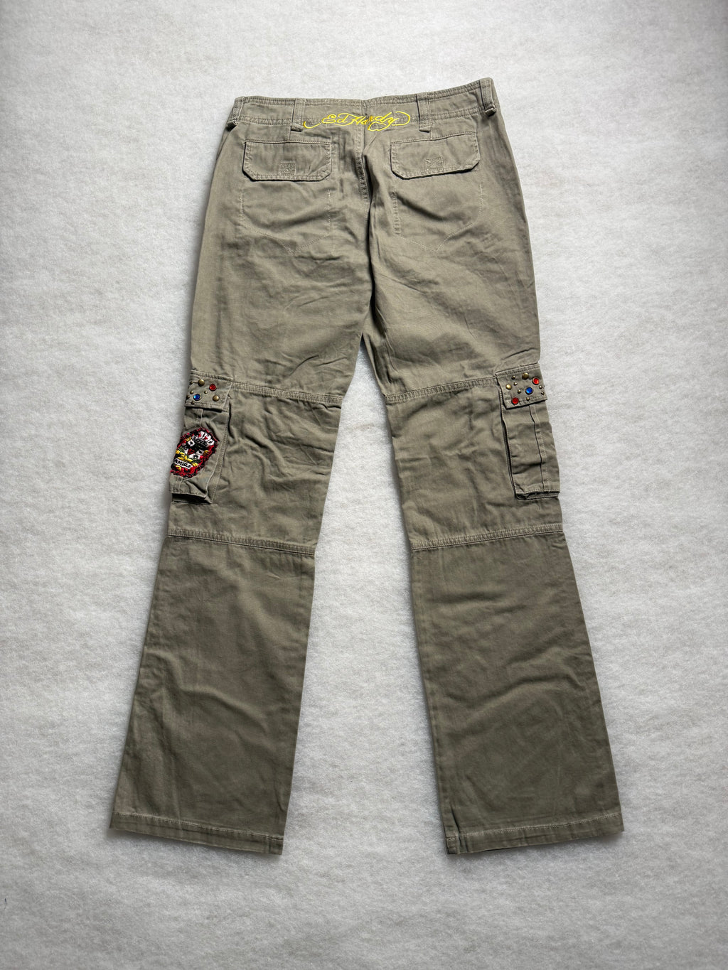 Ed Hardy Boot Cut Cargo Pants 27