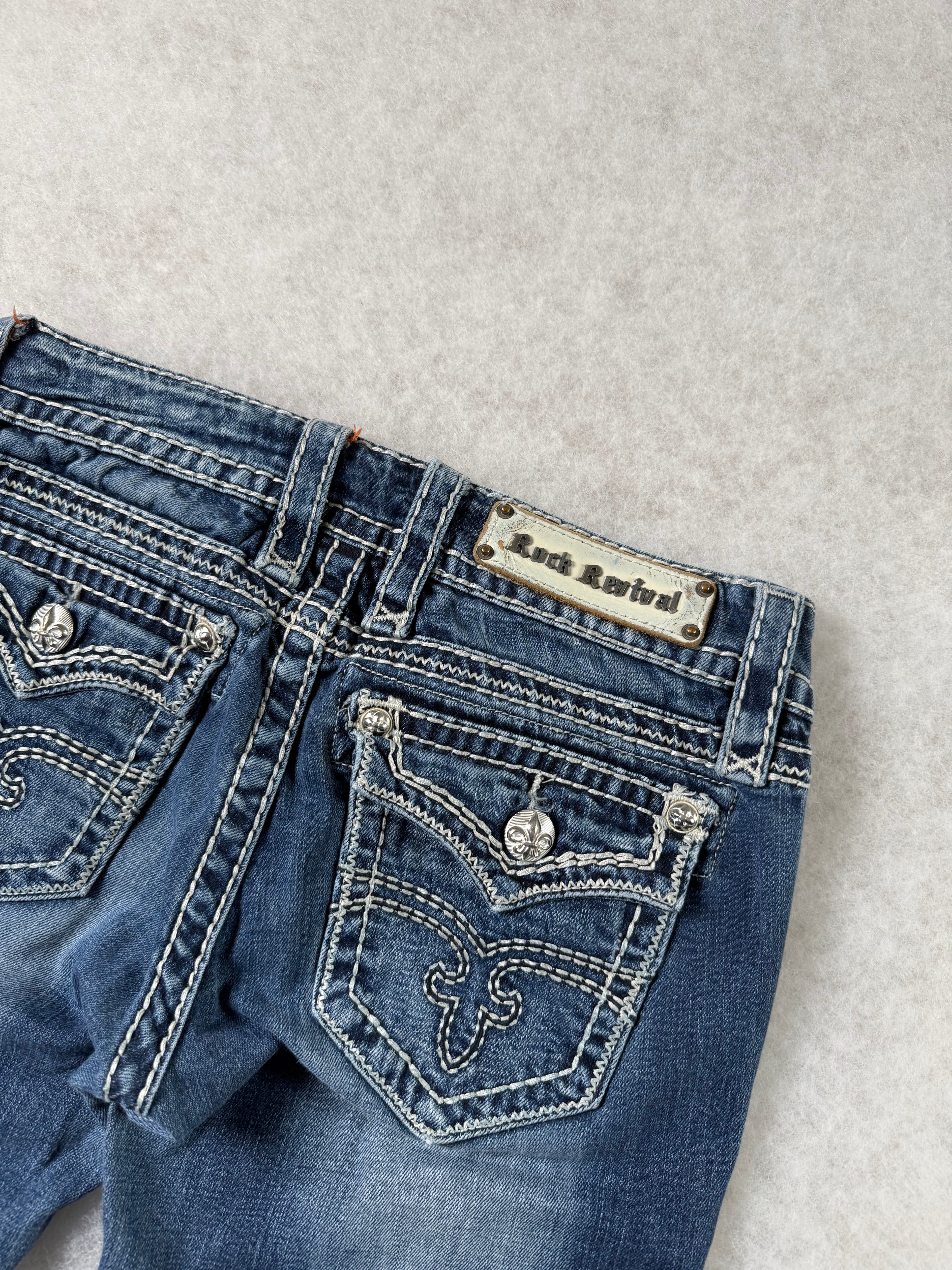 Rock Revival Boot Cut Low Waist Jeans
