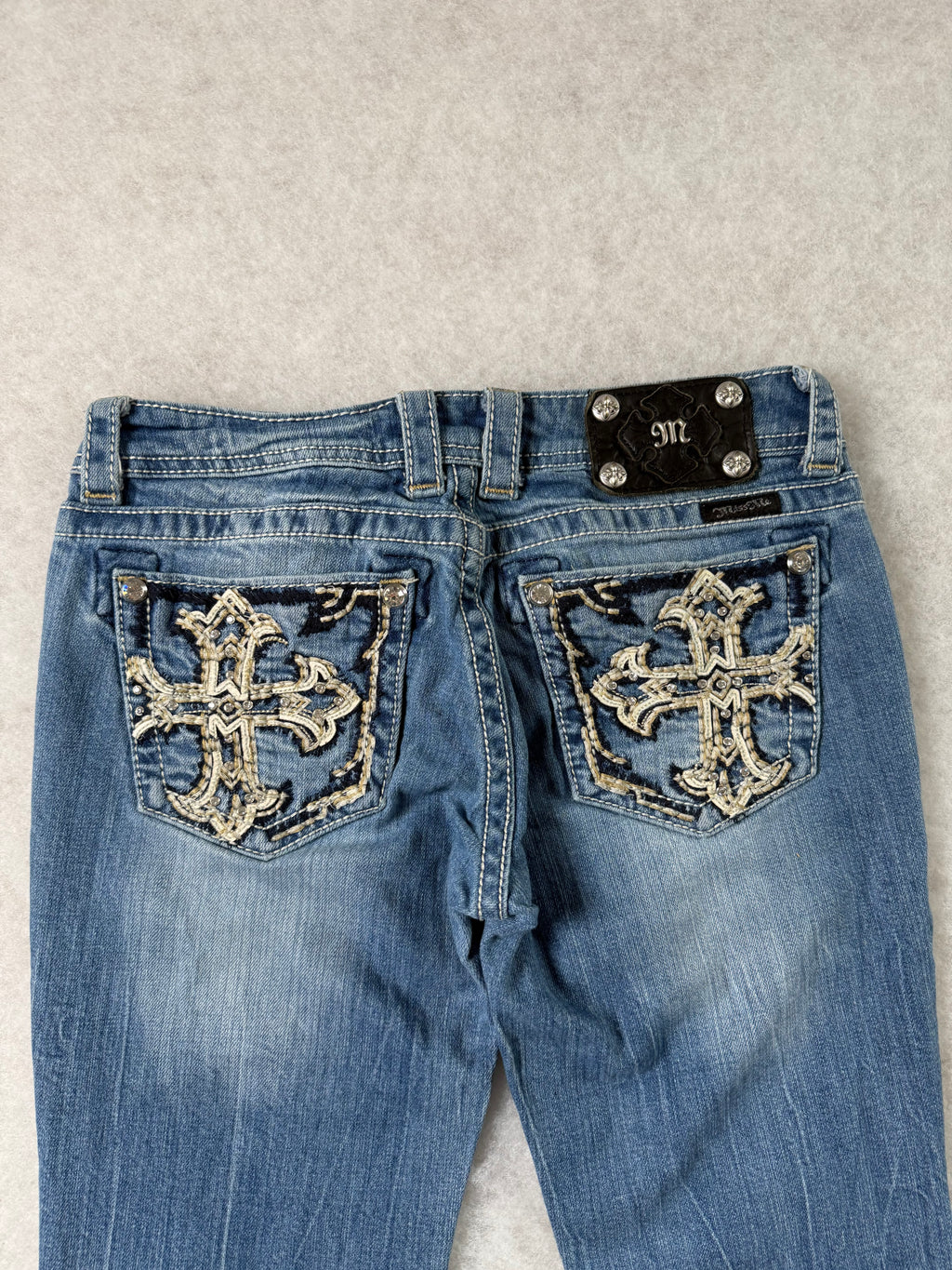 Miss Me Boot Cut Low Waist Jeans