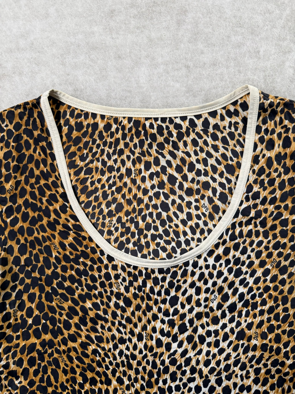 Dolce & Gabbana Top mit Leopardenmuster