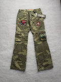 Ed Hardy Boot Cut Cargo Camo Pants 27
