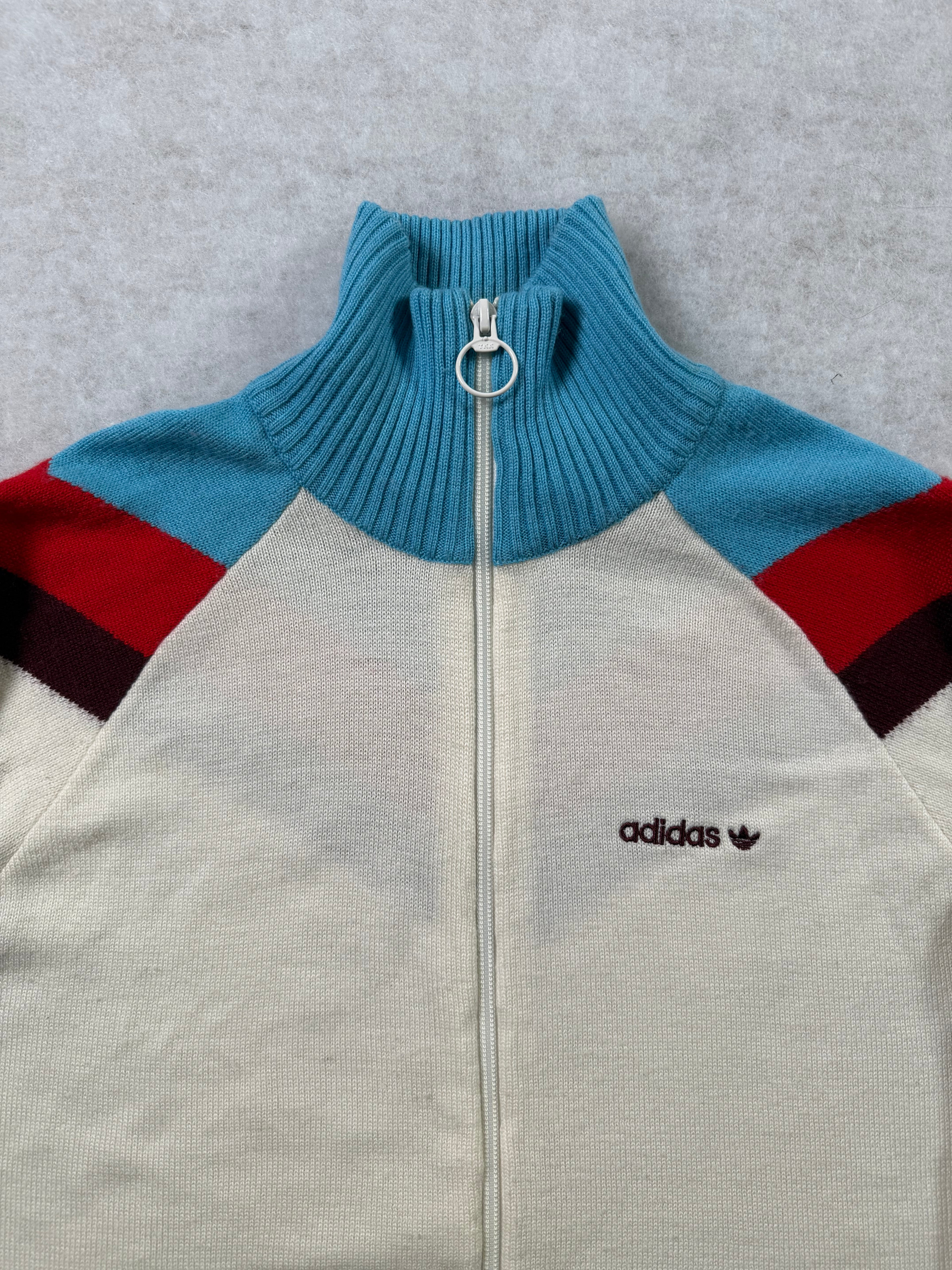 Adidas Reißverschluss Strickpullover
