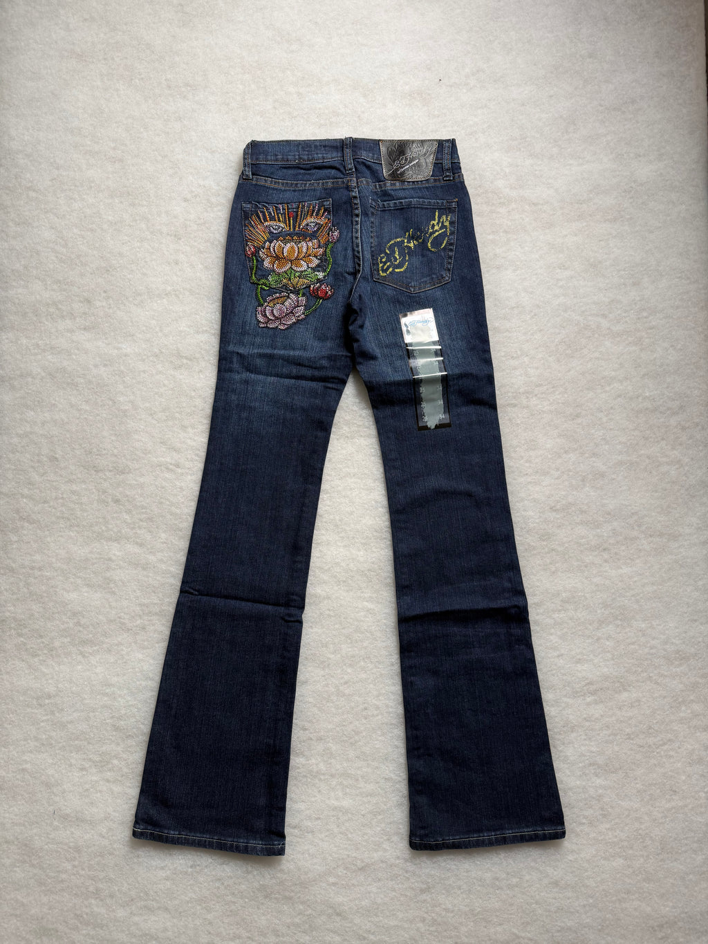 Ed Hardy Boot Cut Low Waist Jeans 31
