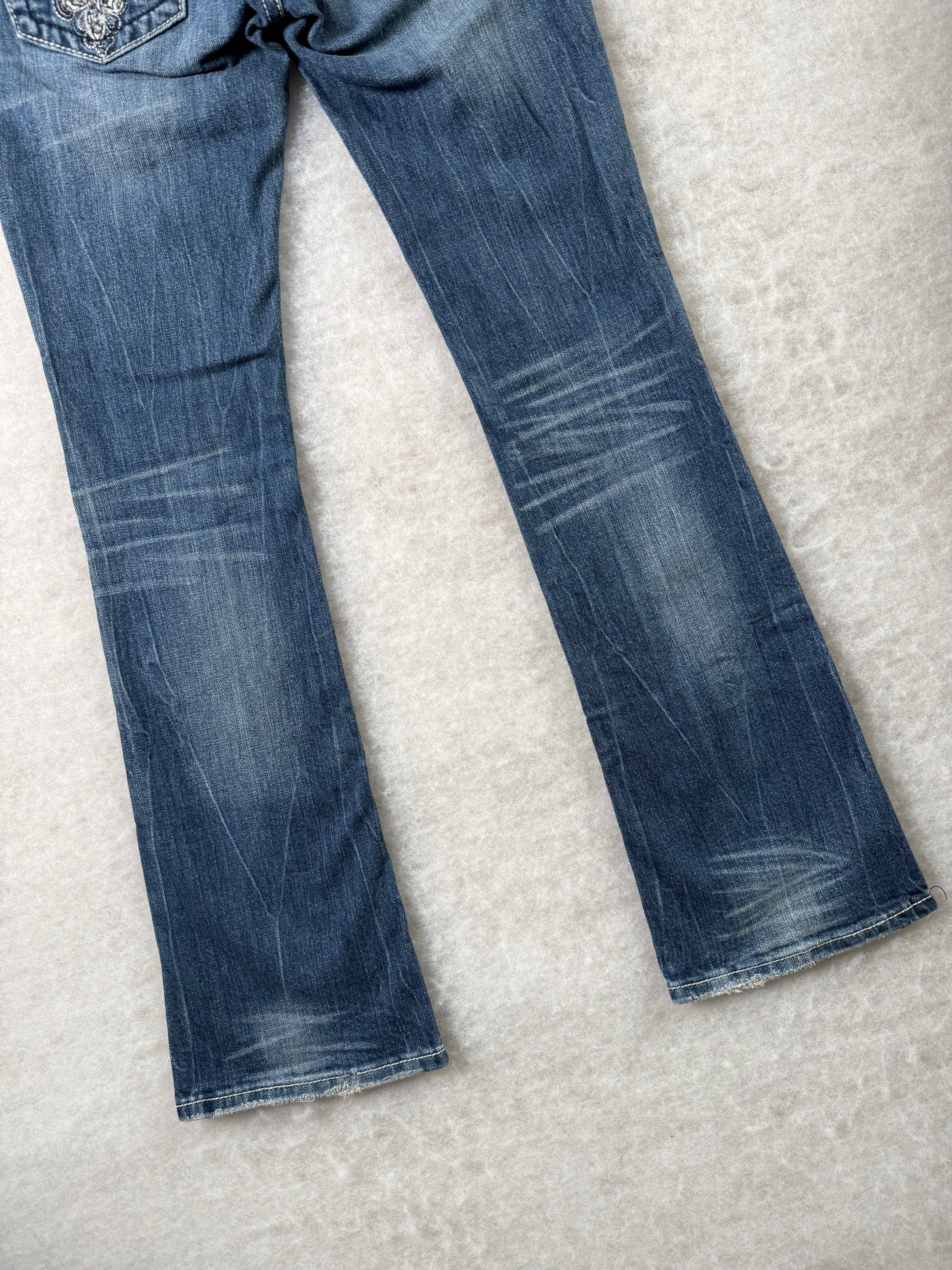 Miss Me Boot Cut Low Waist Jeans