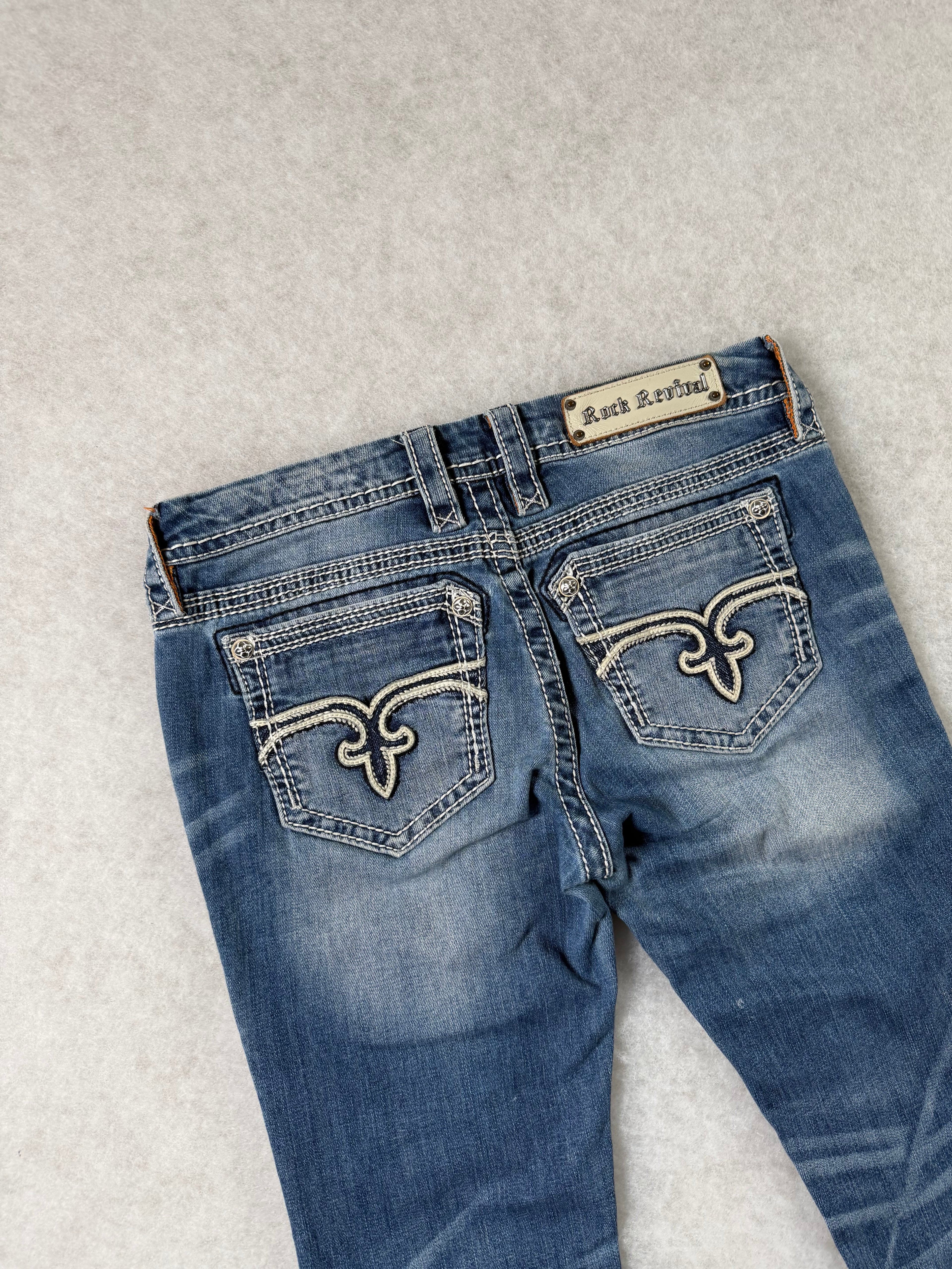 Rock Revival Boot Cut Low Waist Jeans