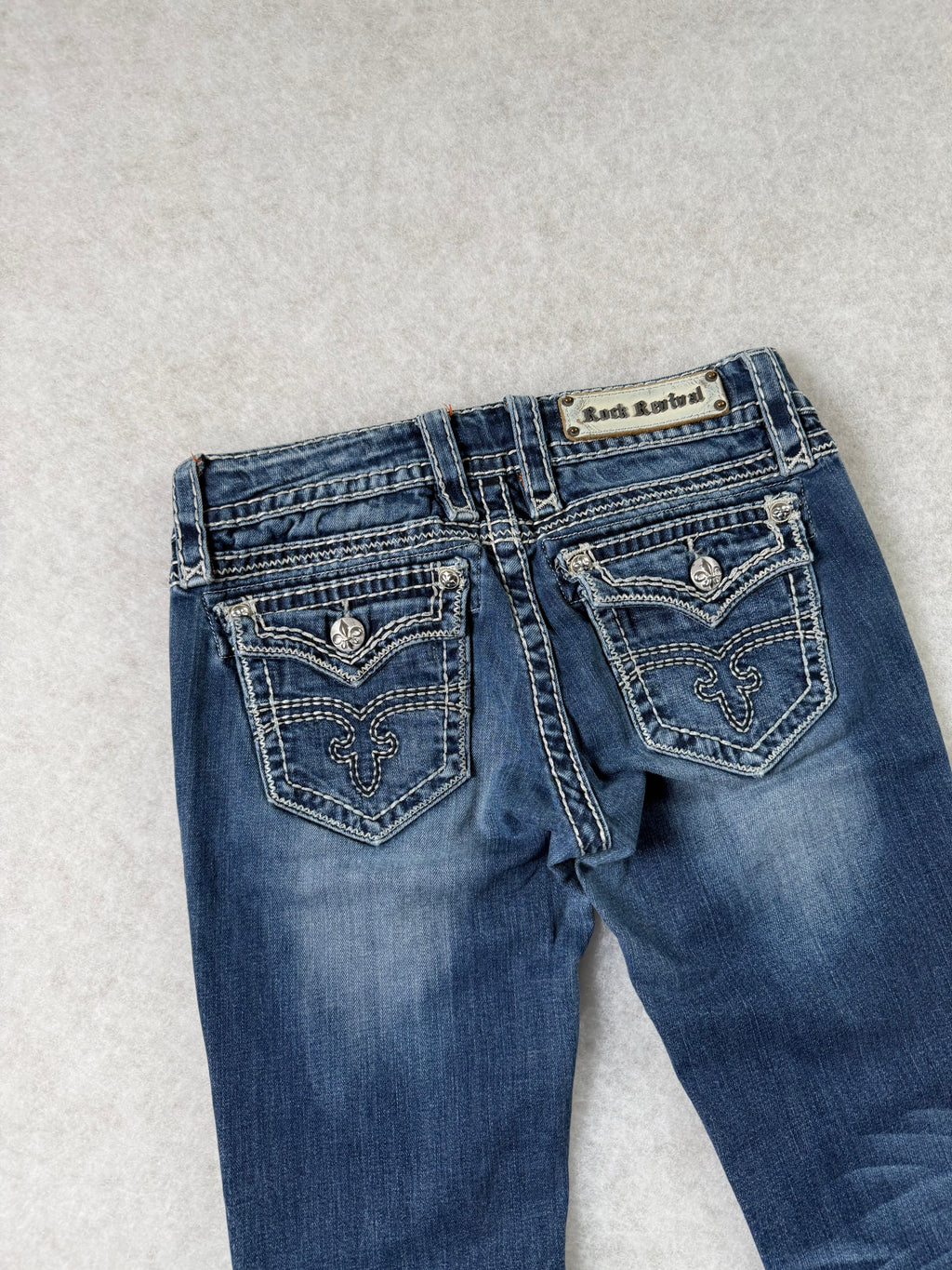 Rock Revival Boot Cut Low Waist Jeans