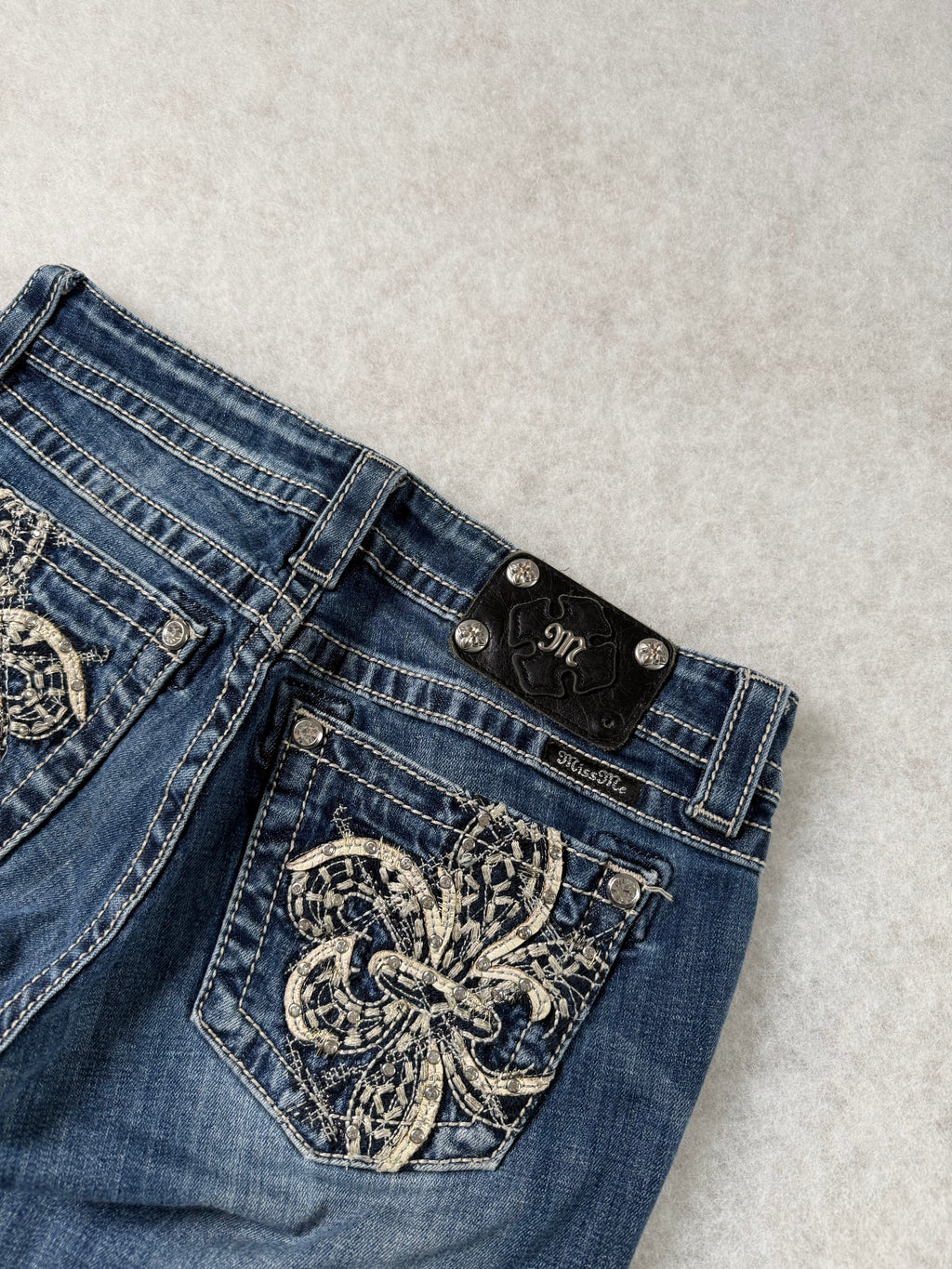 Miss Me Boot Cut Low Waist Jeans