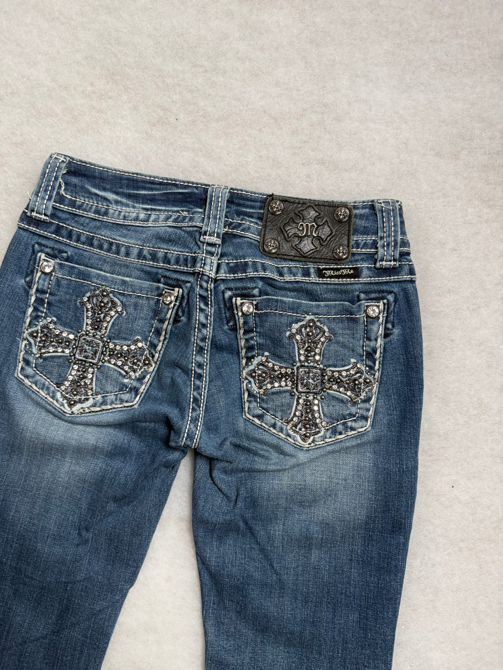 Miss Me Boot Cut Low Waist Jeans 24