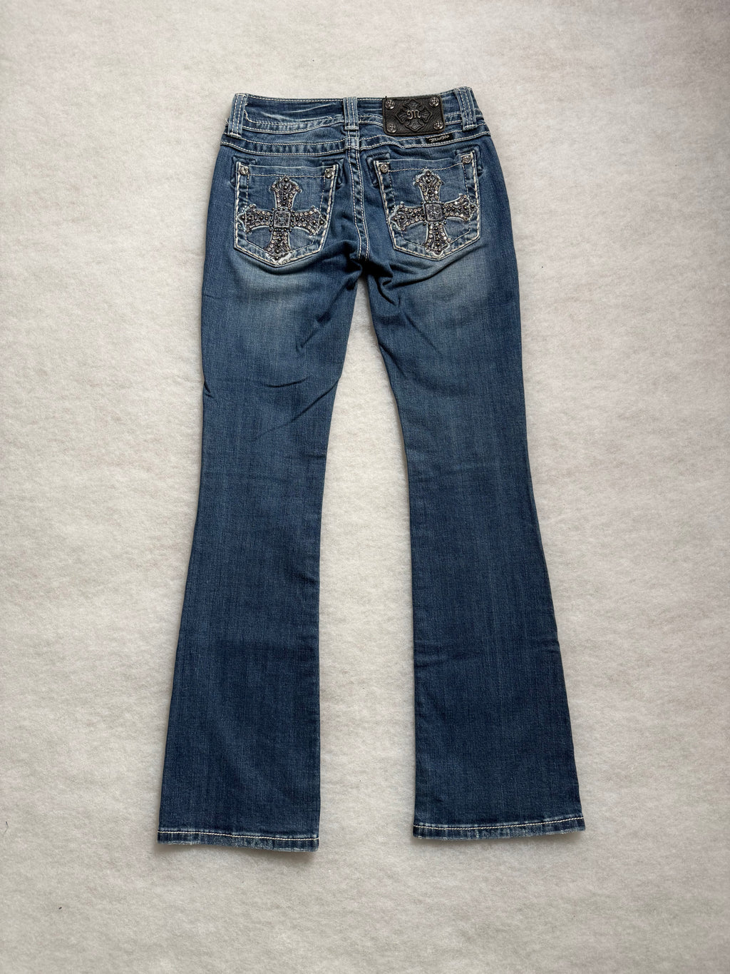 Miss Me Boot Cut Low Waist Jeans 24