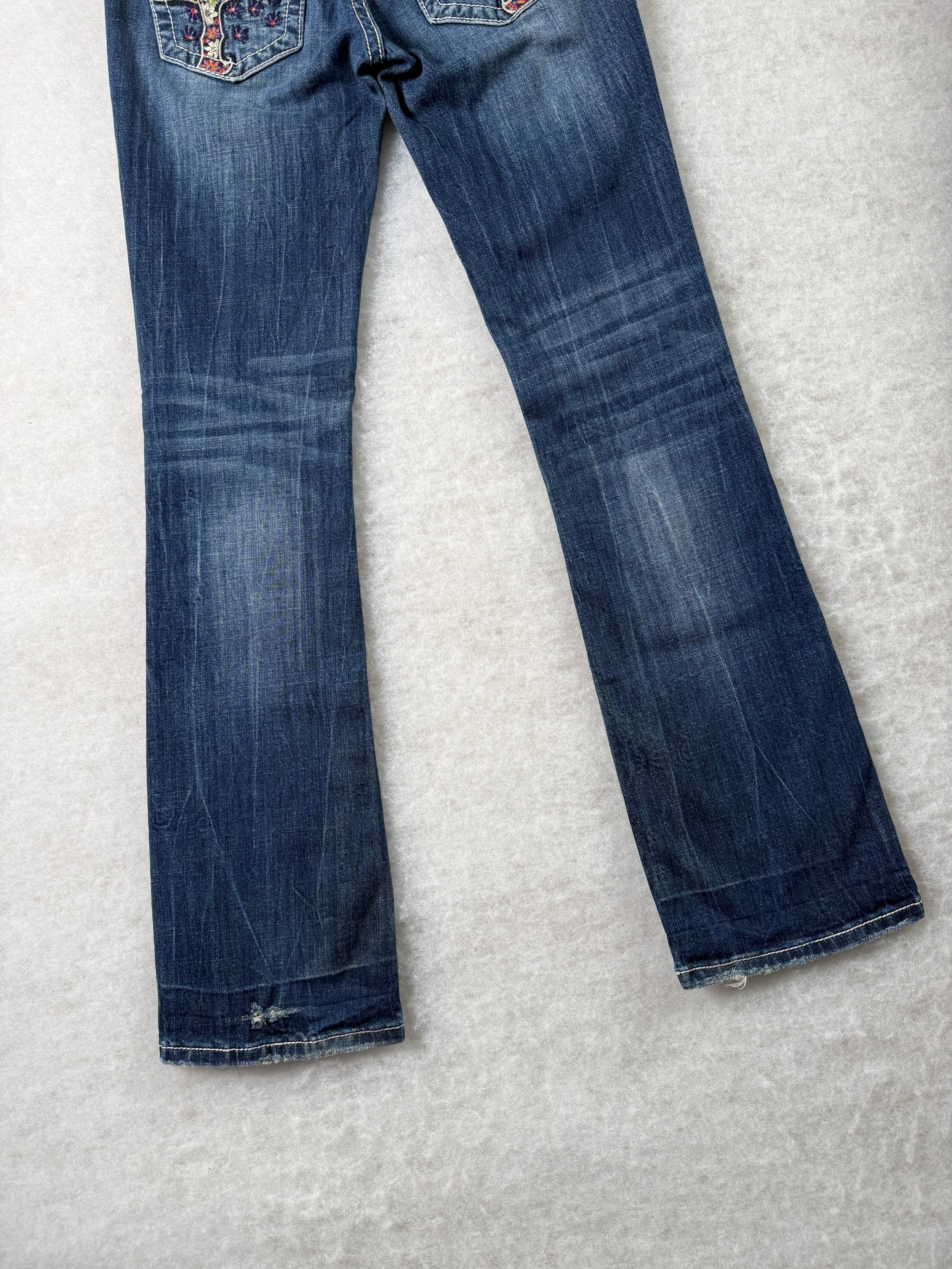 Miss Me Boot Cut Low Waist Jeans