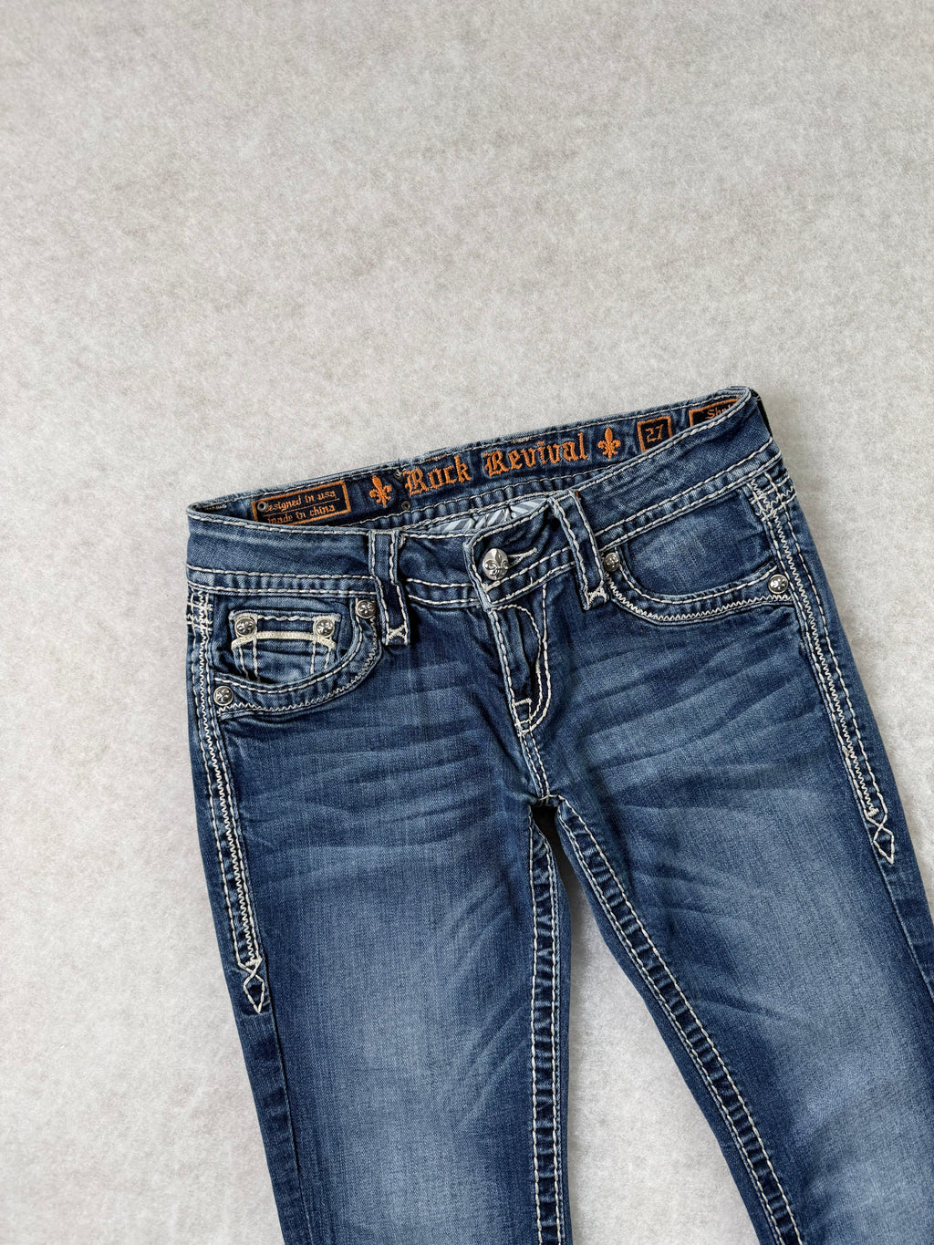 Rock Revival Boot Cut Low Waist Jeans