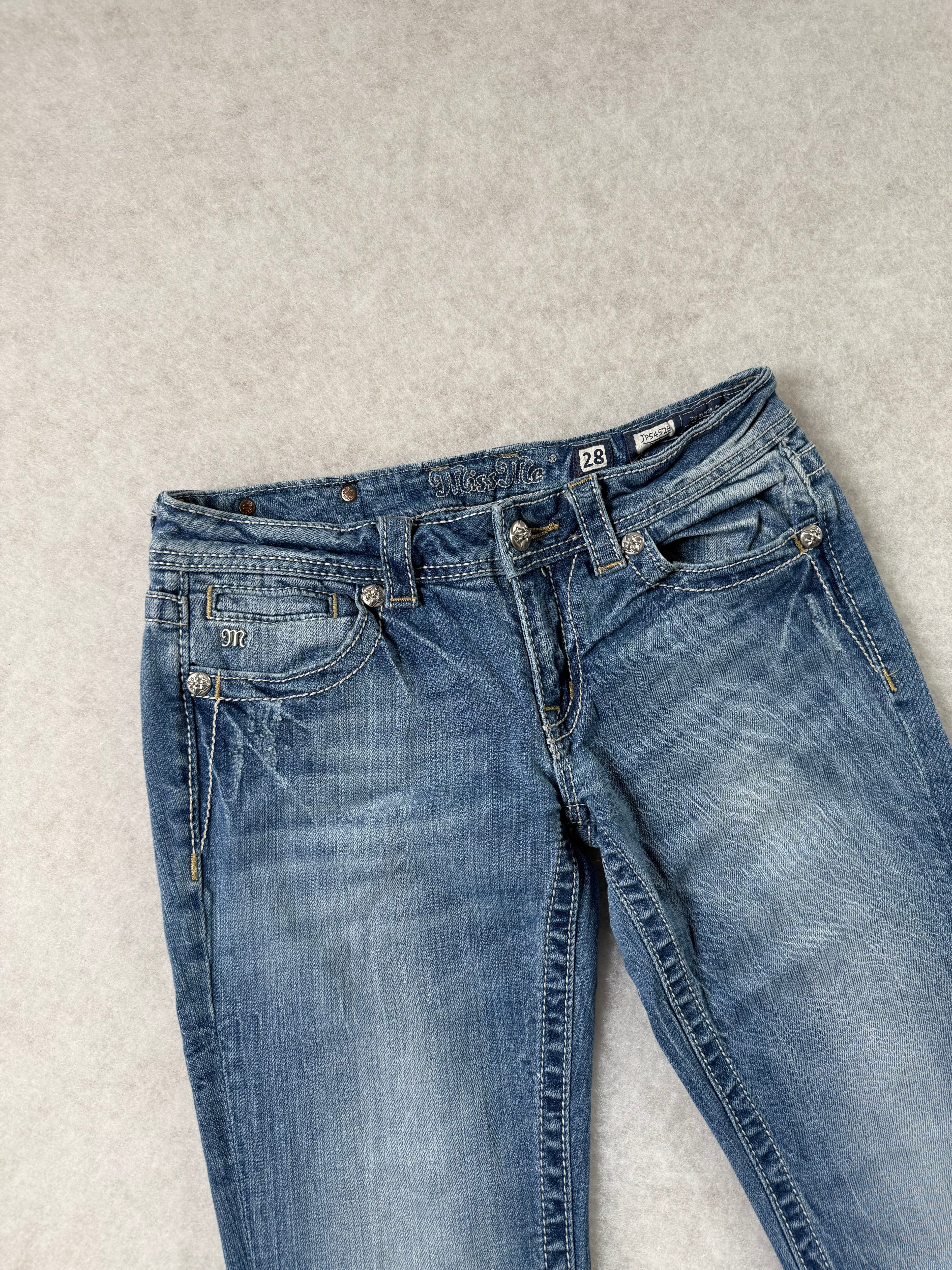 Miss Me Boot Cut Low Waist Jeans