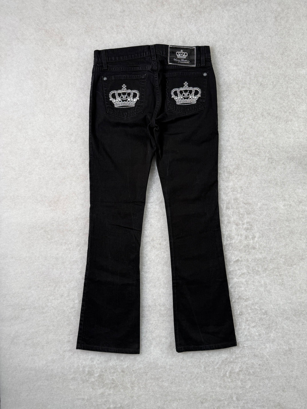 Victoria Beckham Boot Cut Low Waist Jeans