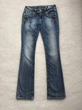 Miss Me Boot Cut Low Waist Jeans 29