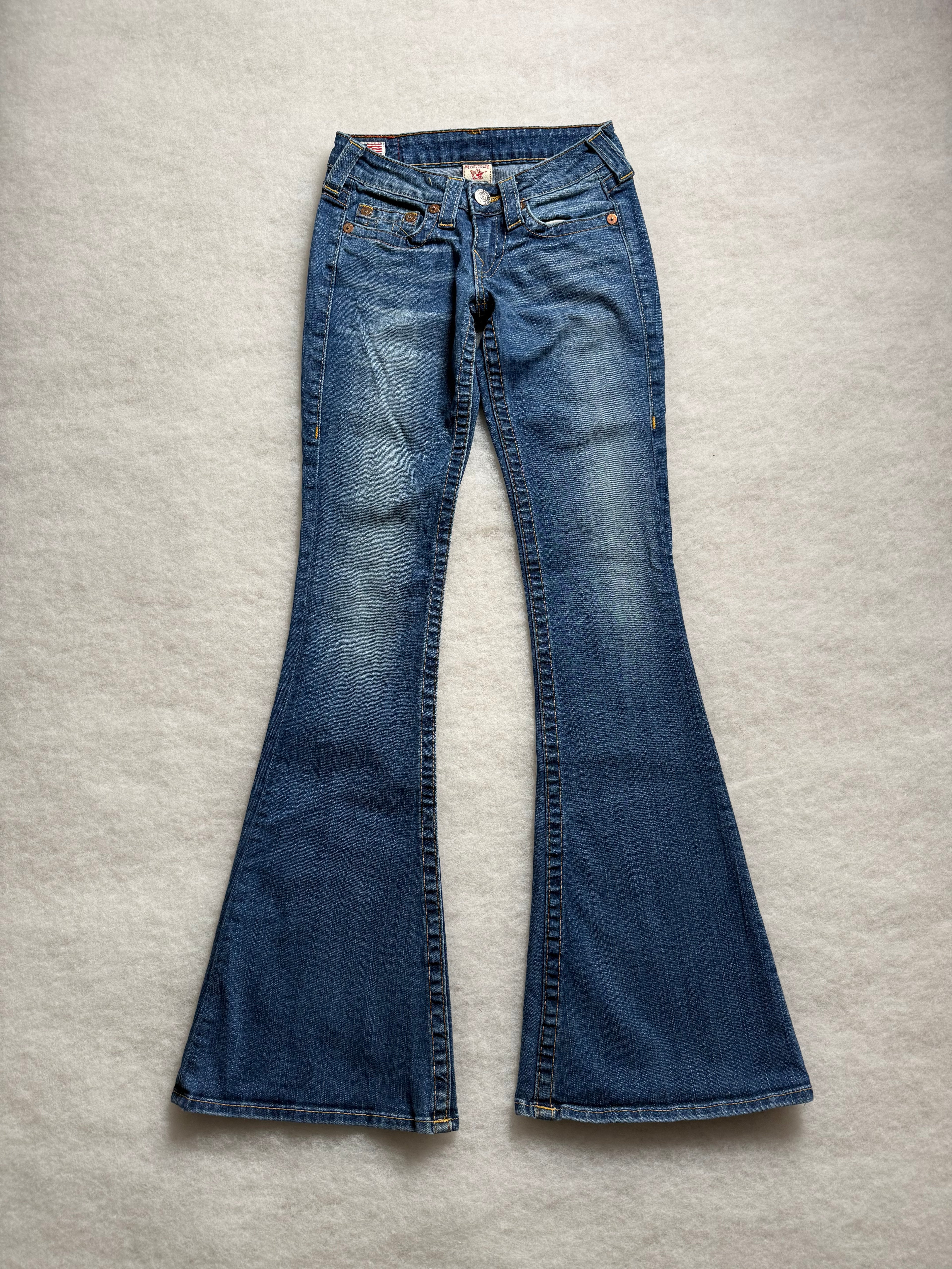 True Religion Boot Cut Low Waist Jeans 24