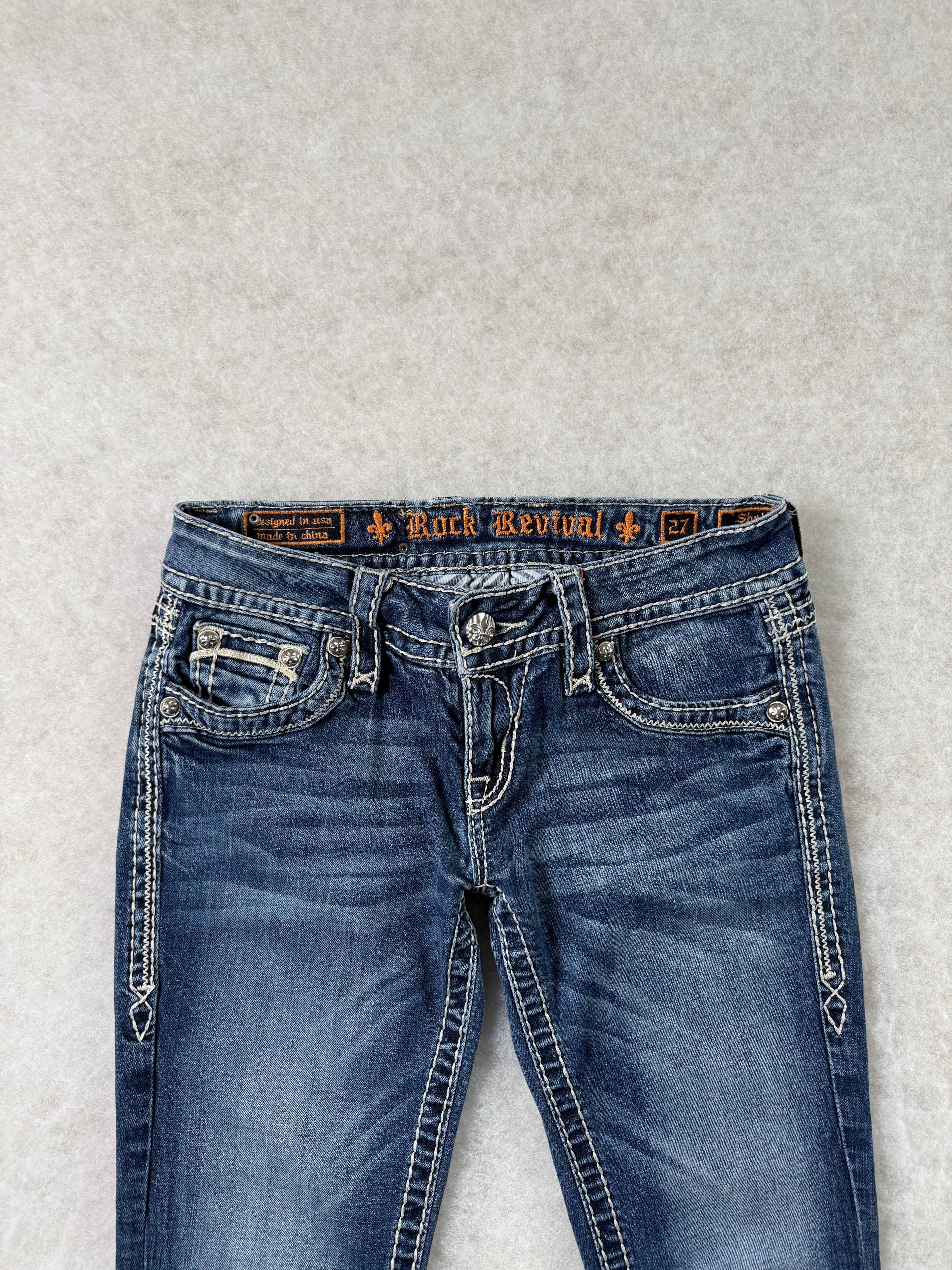 Rock Revival Boot Cut Low Waist Jeans