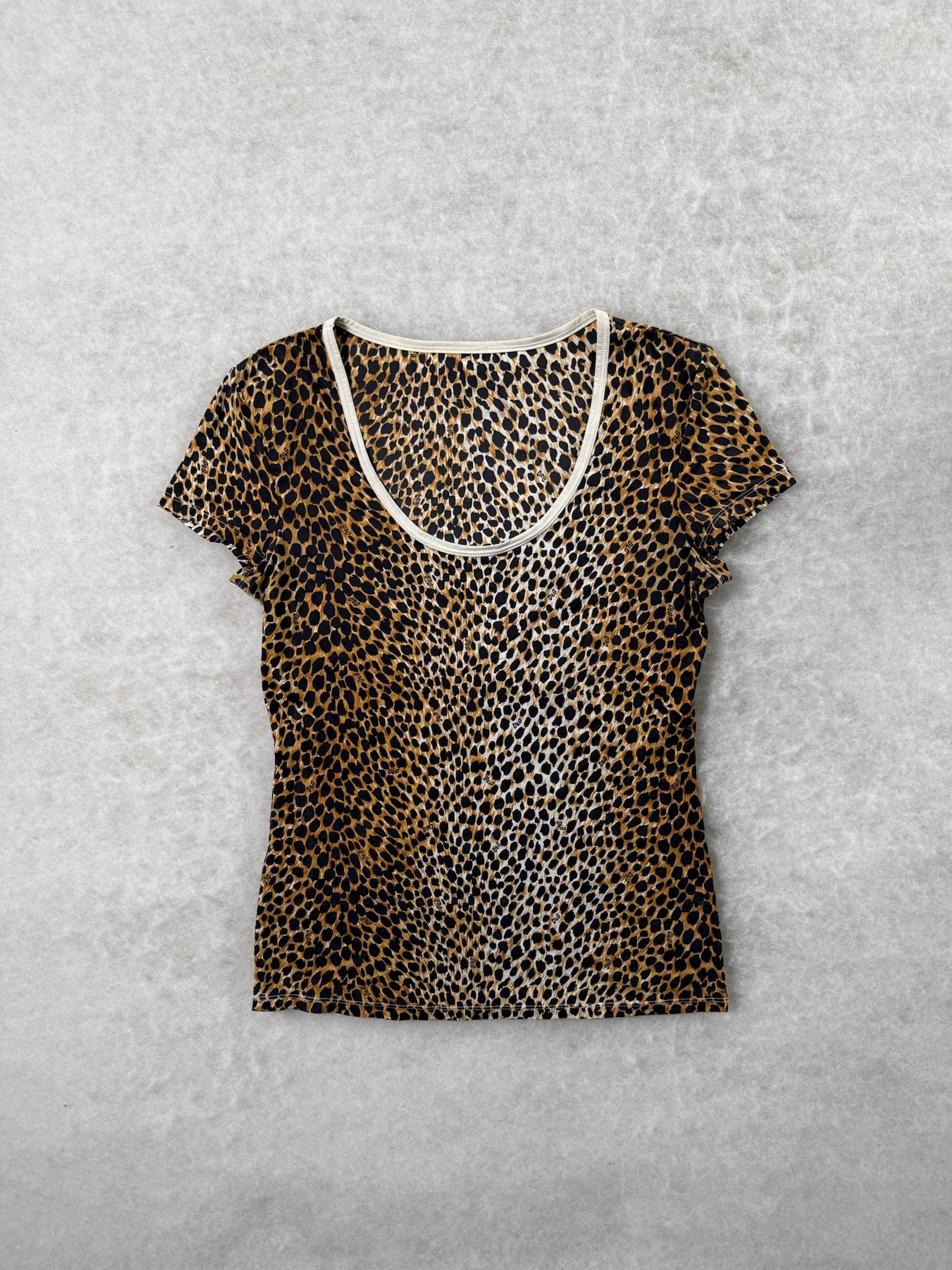Dolce & Gabbana Top mit Leopardenmuster
