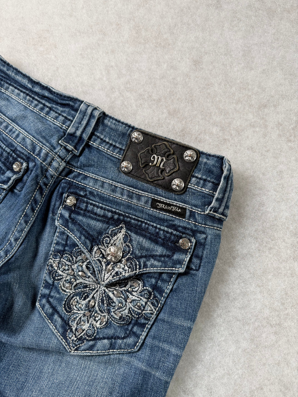 Miss Me Boot Cut Low Waist Jeans