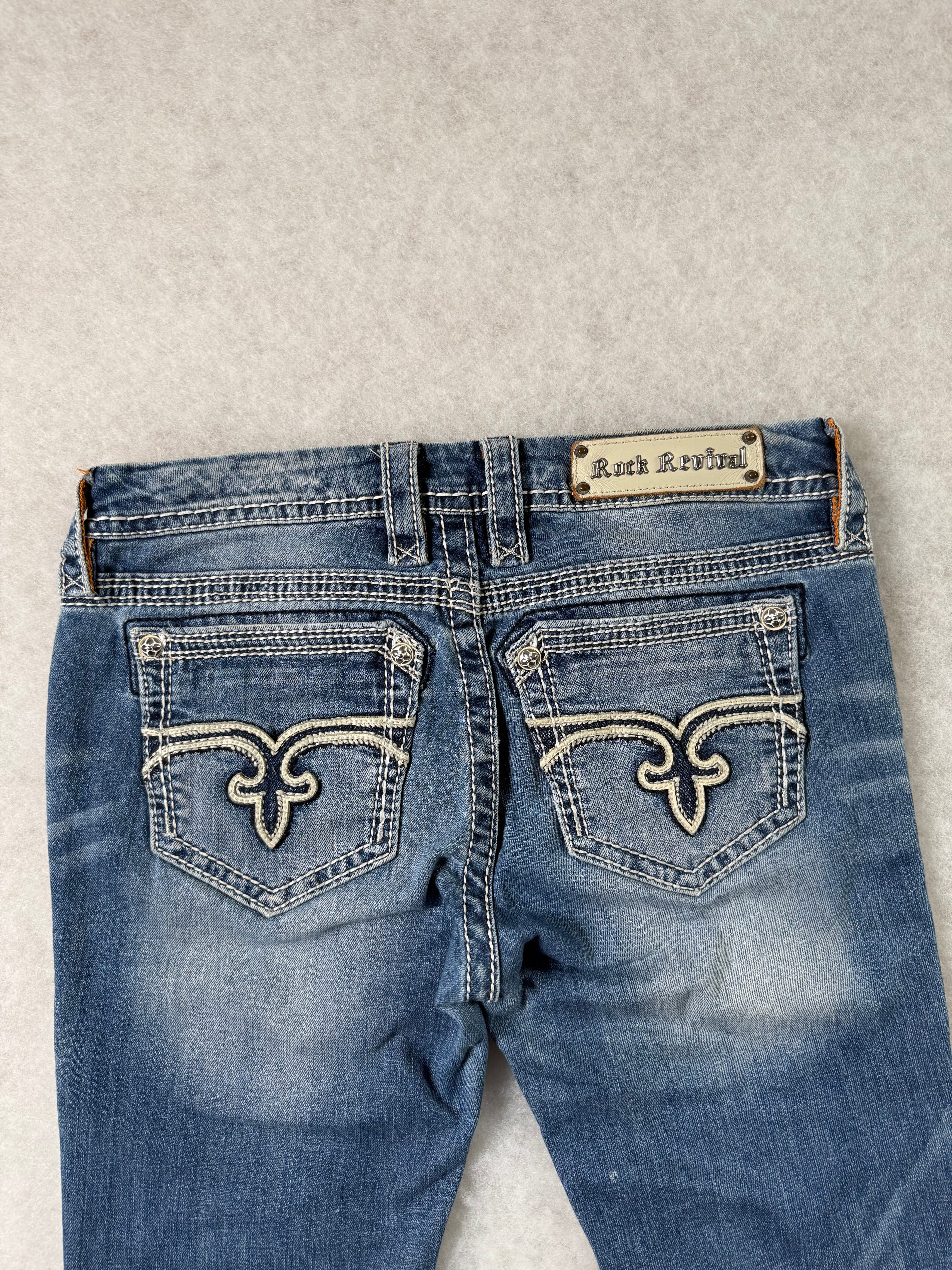 Rock Revival Boot Cut Low Waist Jeans