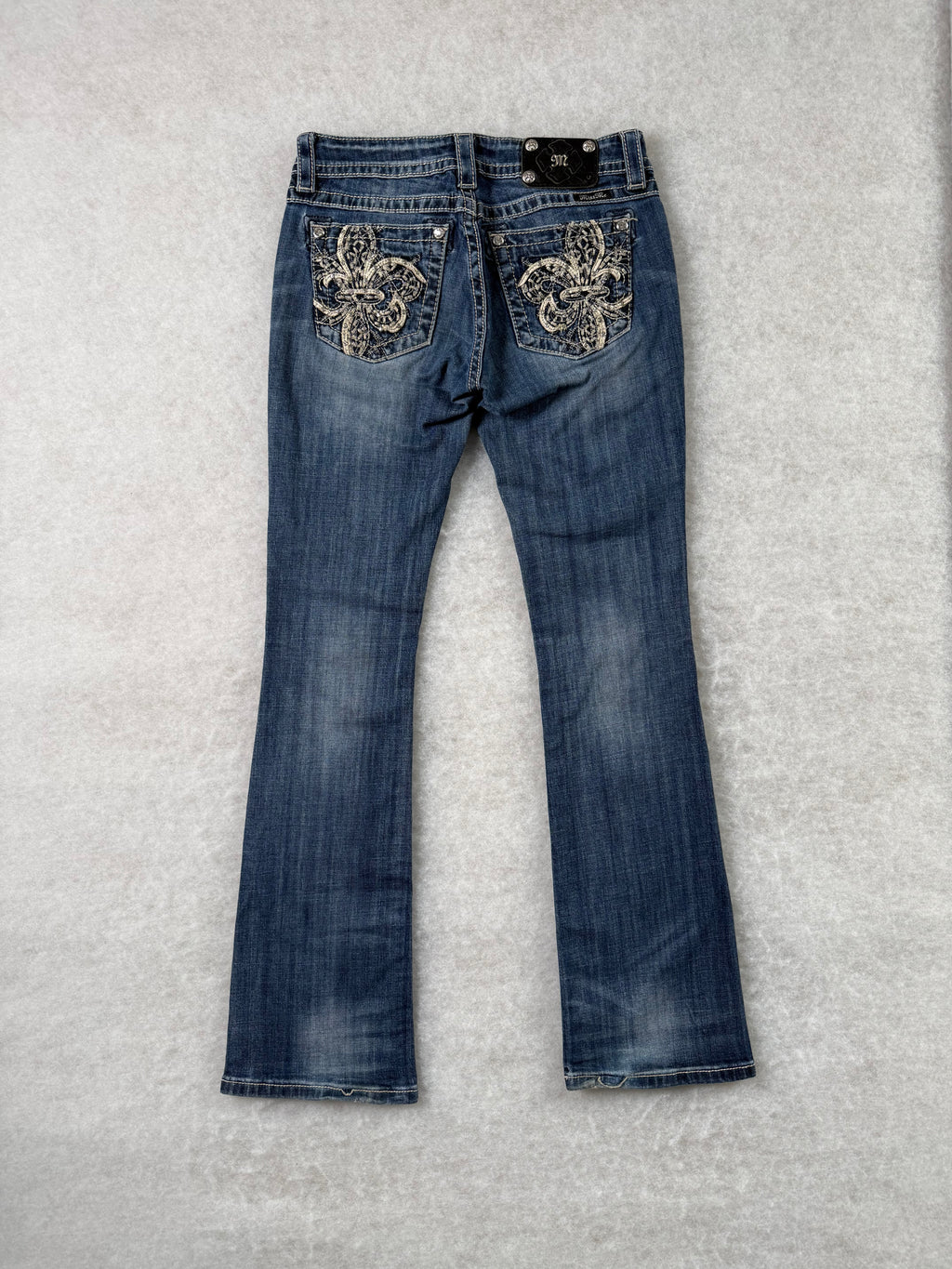 Miss Me Boot Cut Low Waist Jeans