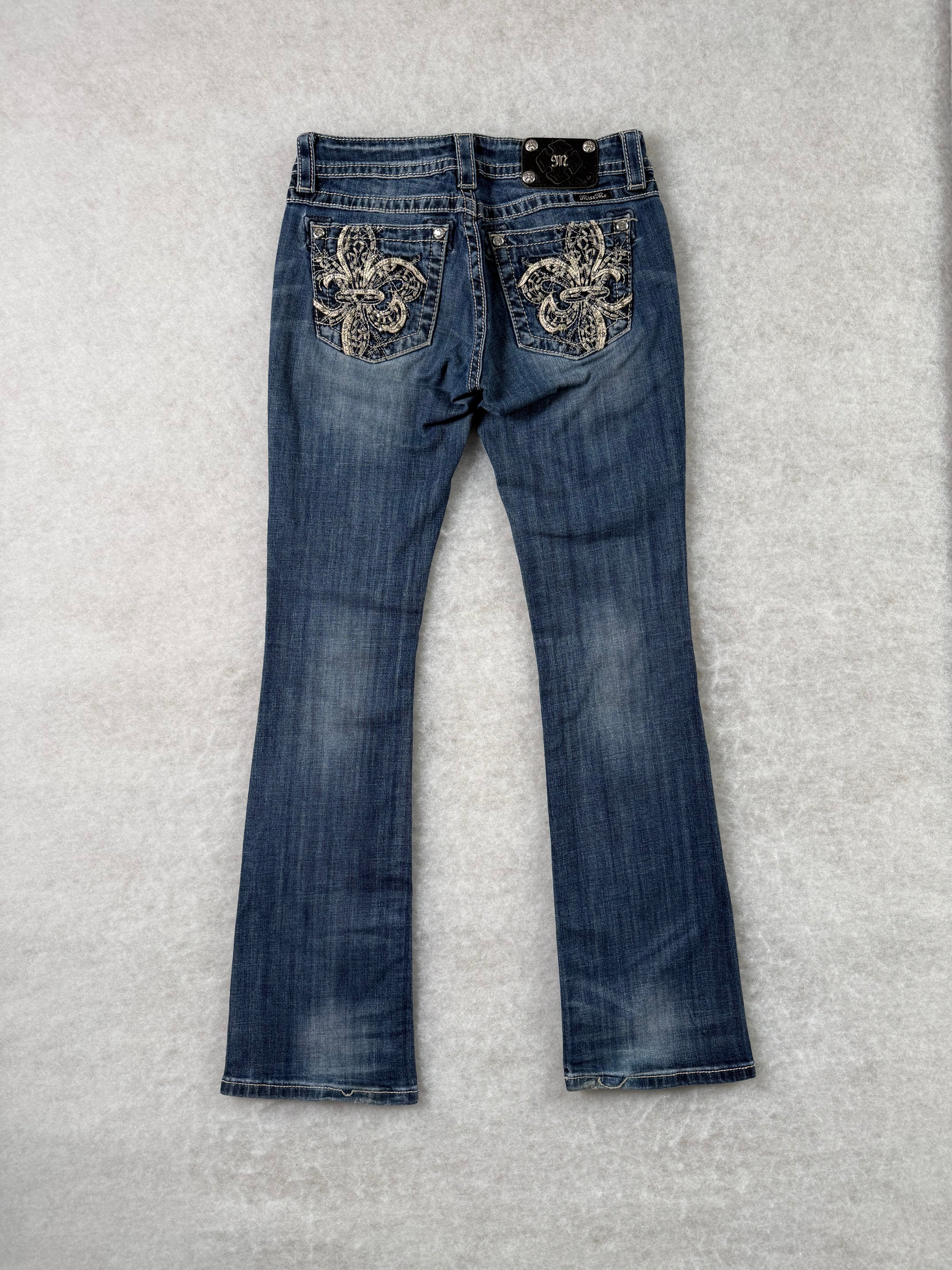 Miss Me Boot Cut Low Waist Jeans