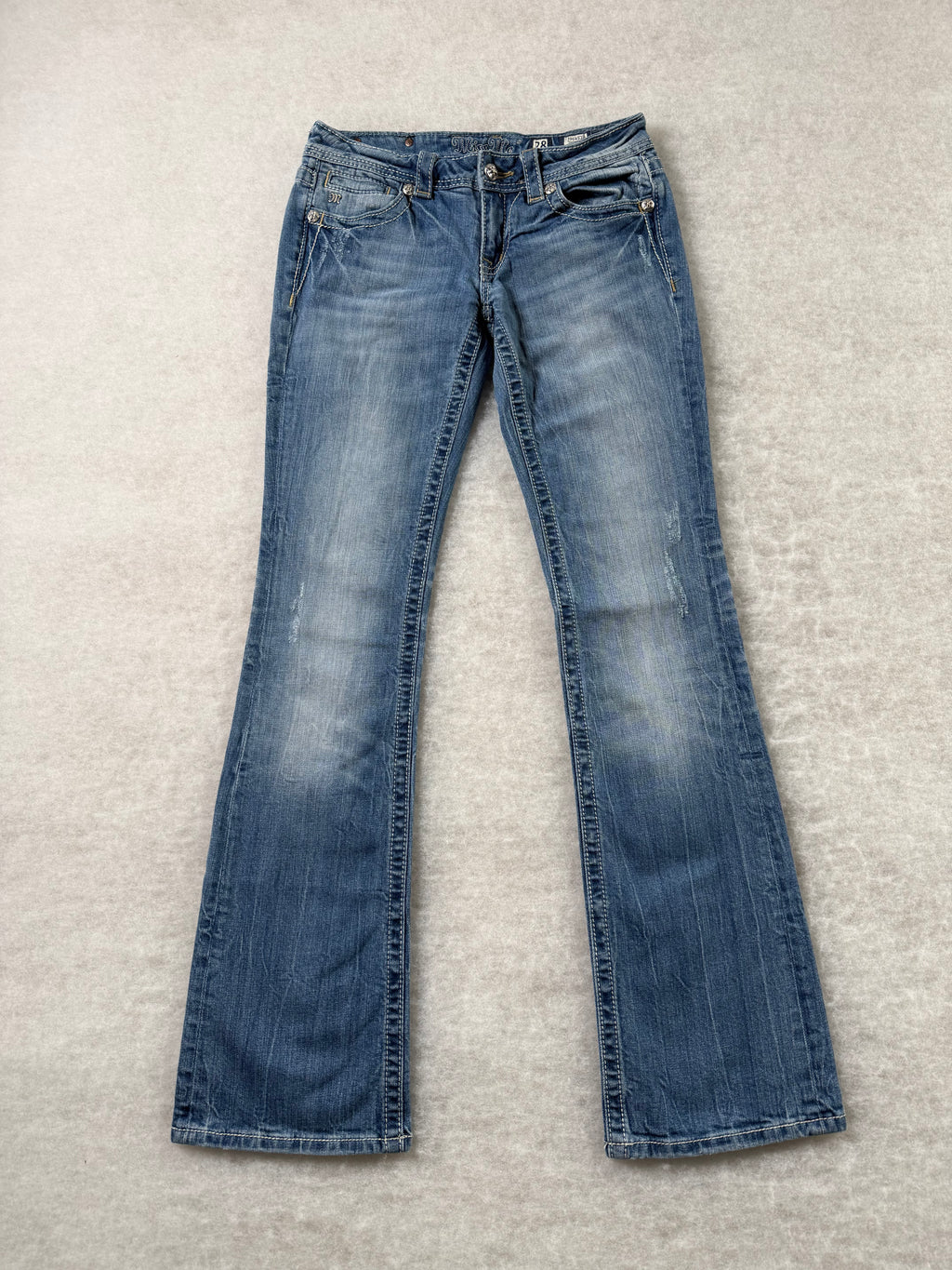 Miss Me Boot Cut Low Waist Jeans