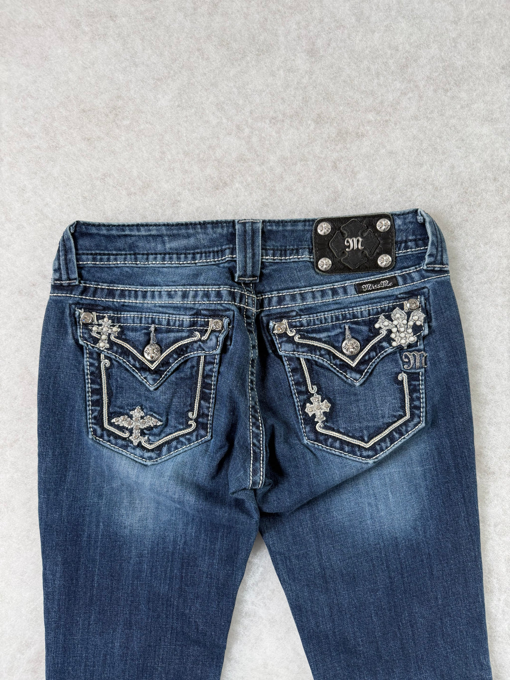 Miss Me Boot Cut Low Waist Jeans