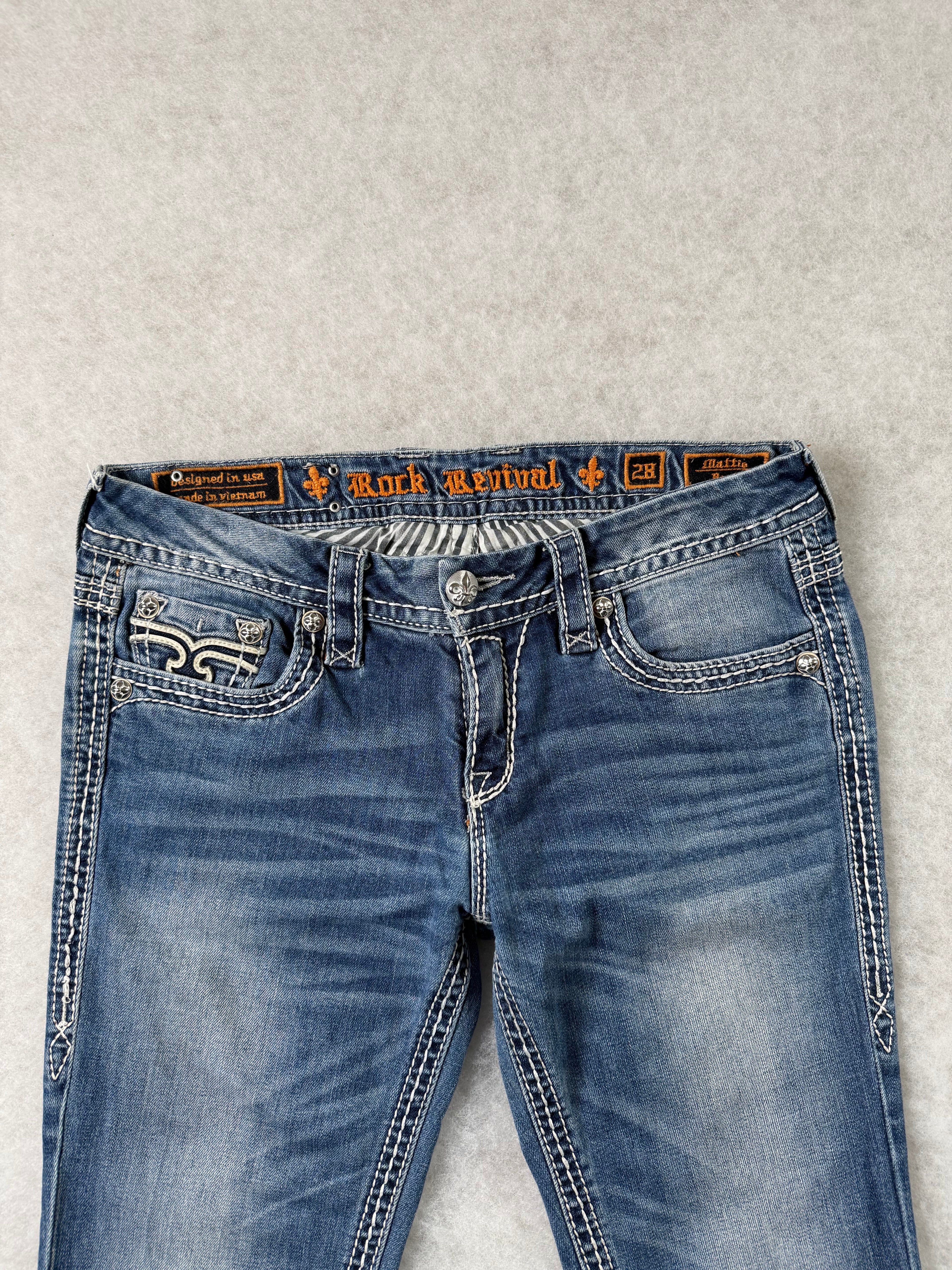 Rock Revival Boot Cut Low Waist Jeans