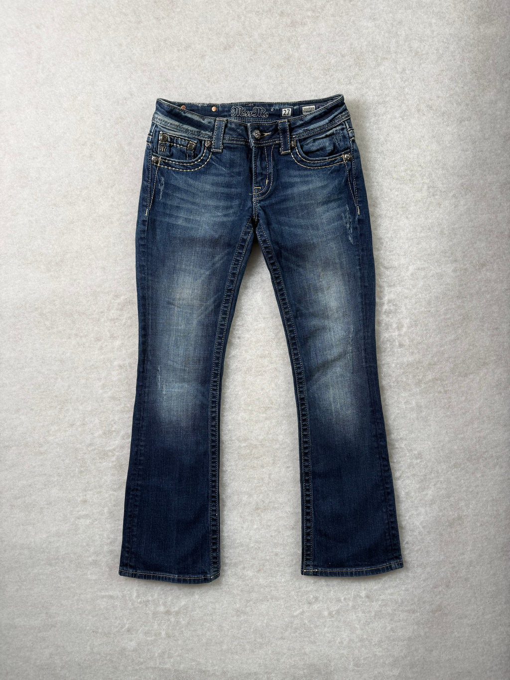 Miss Me Boot Cut Low Waist Jeans