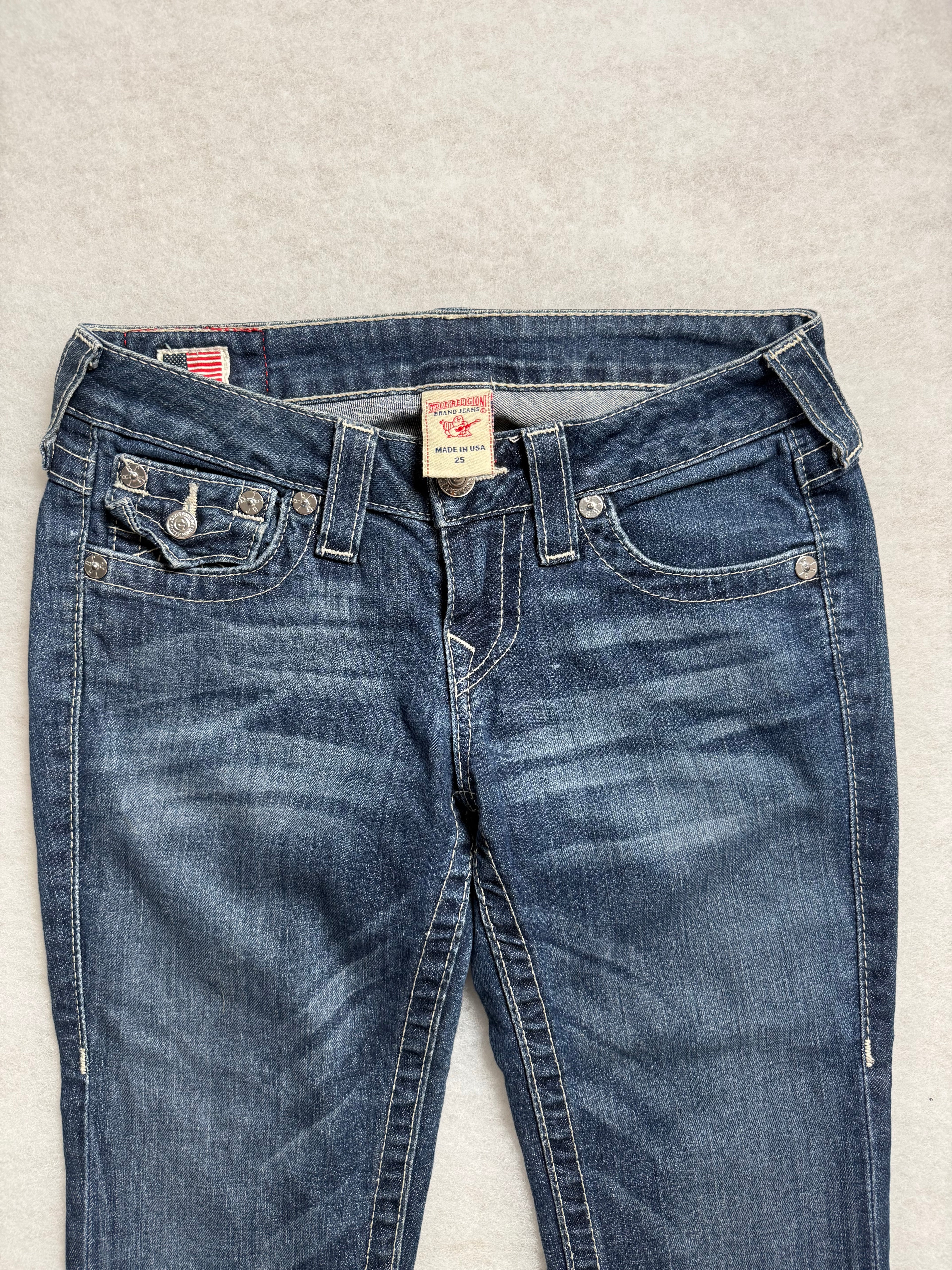 True Religion Boot Cut Low Waist Jeans 25