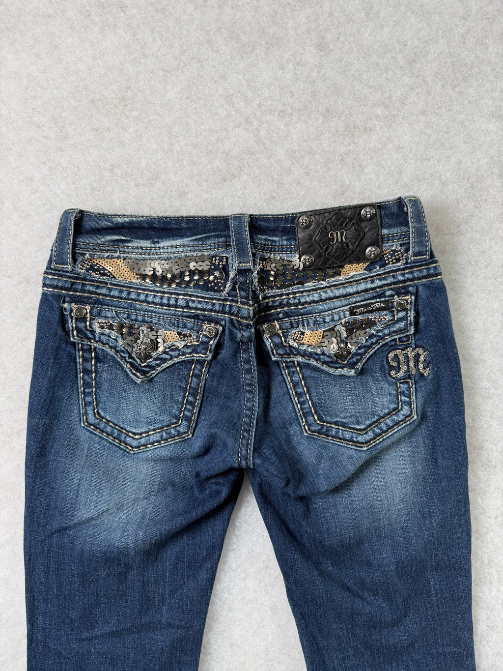Miss Me Boot Cut Low Waist Jeans