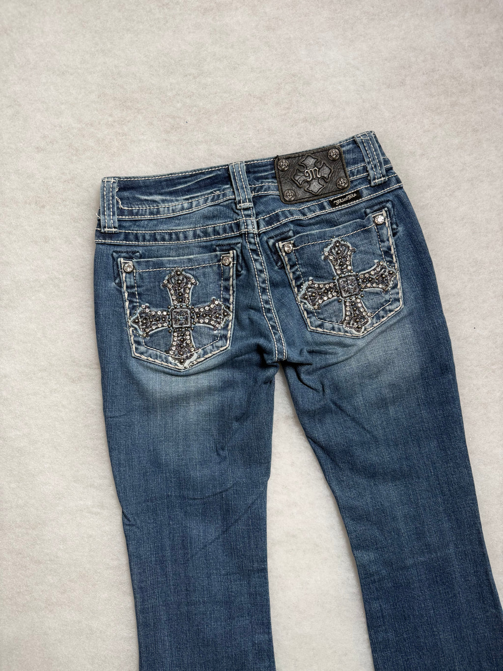 Miss Me Boot Cut Low Waist Jeans 24