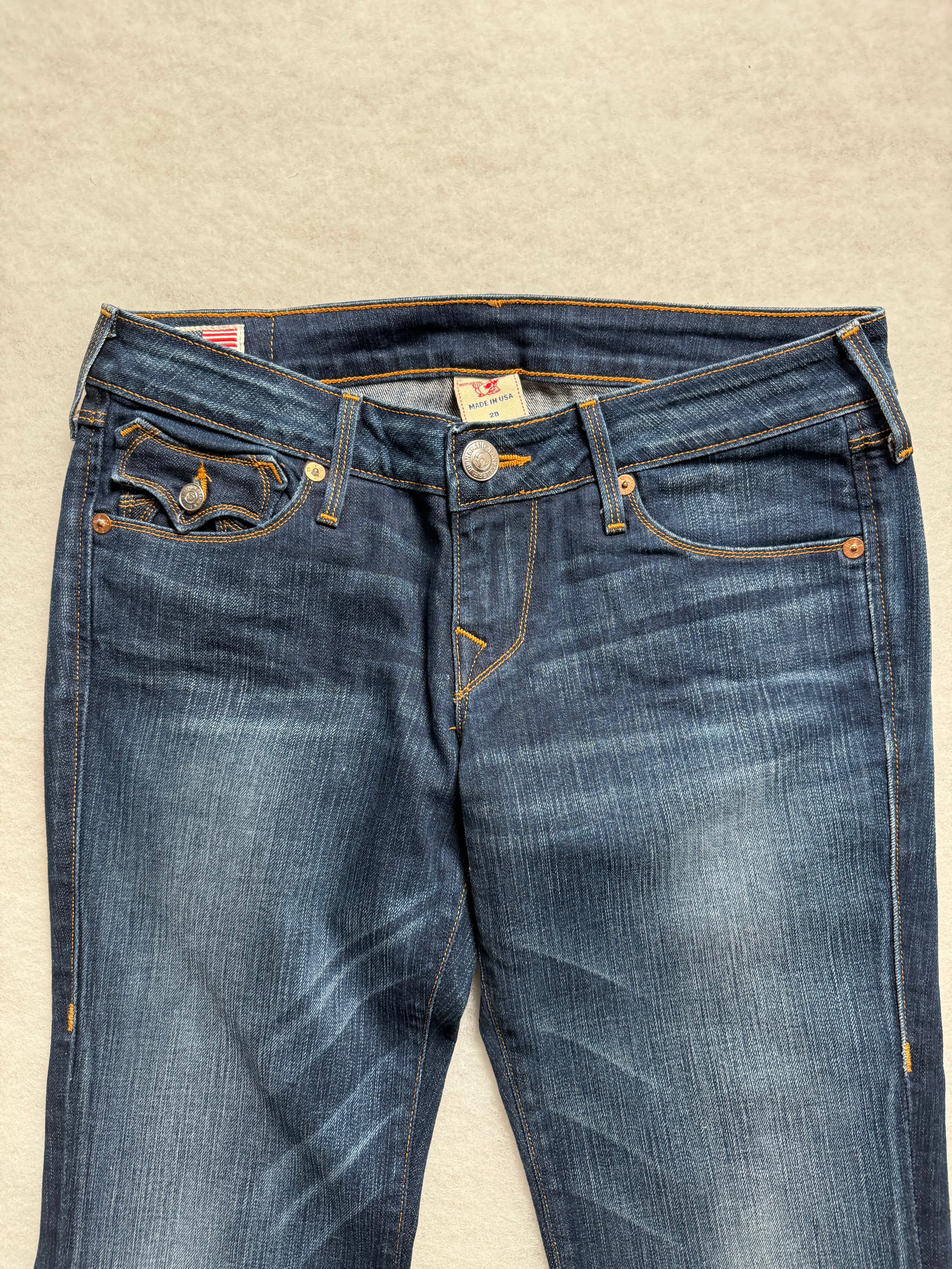 True Religion Boot Cut Low Waist Jeans 28