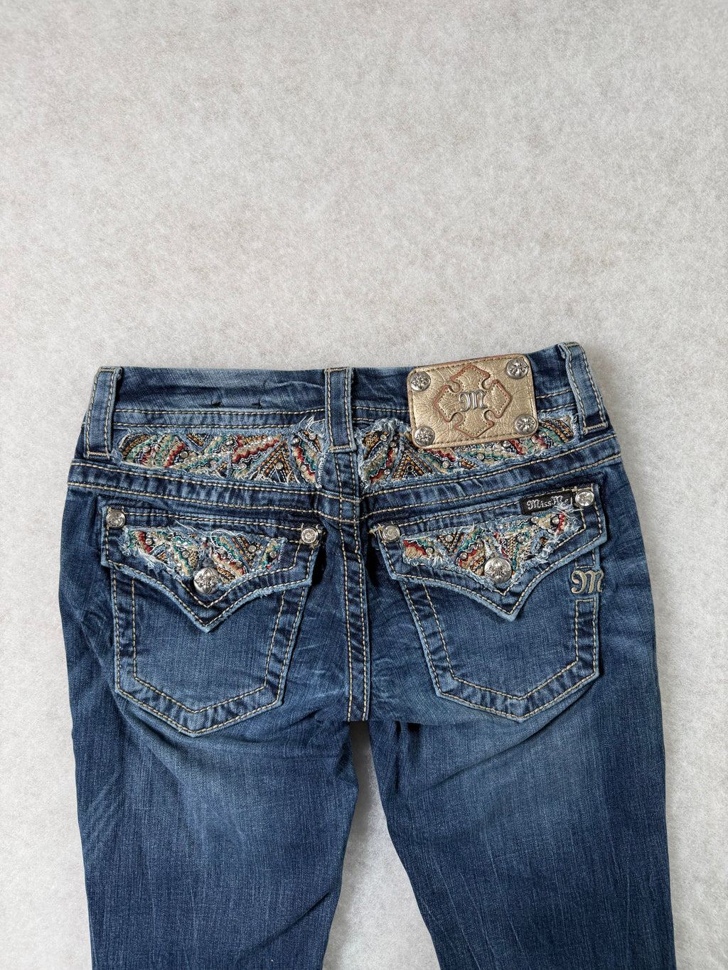 Miss Me Boot Cut Low Waist Jeans