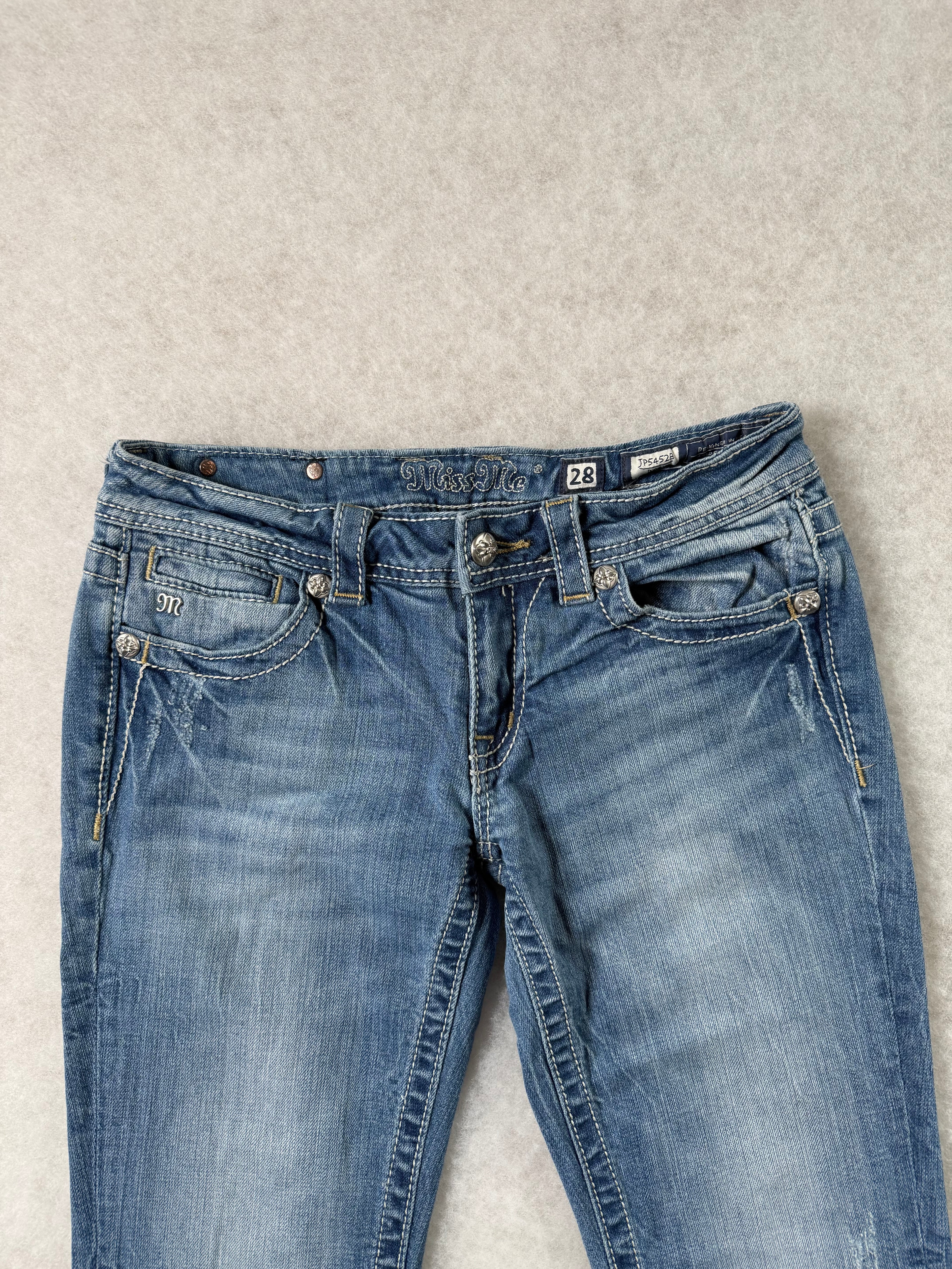 Miss Me Boot Cut Low Waist Jeans