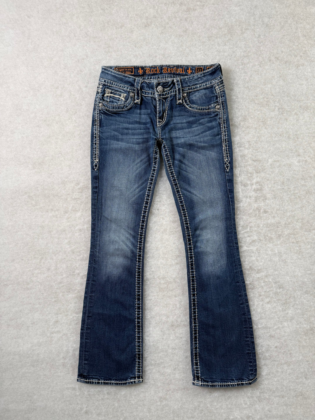 Rock Revival Boot Cut Low Waist Jeans