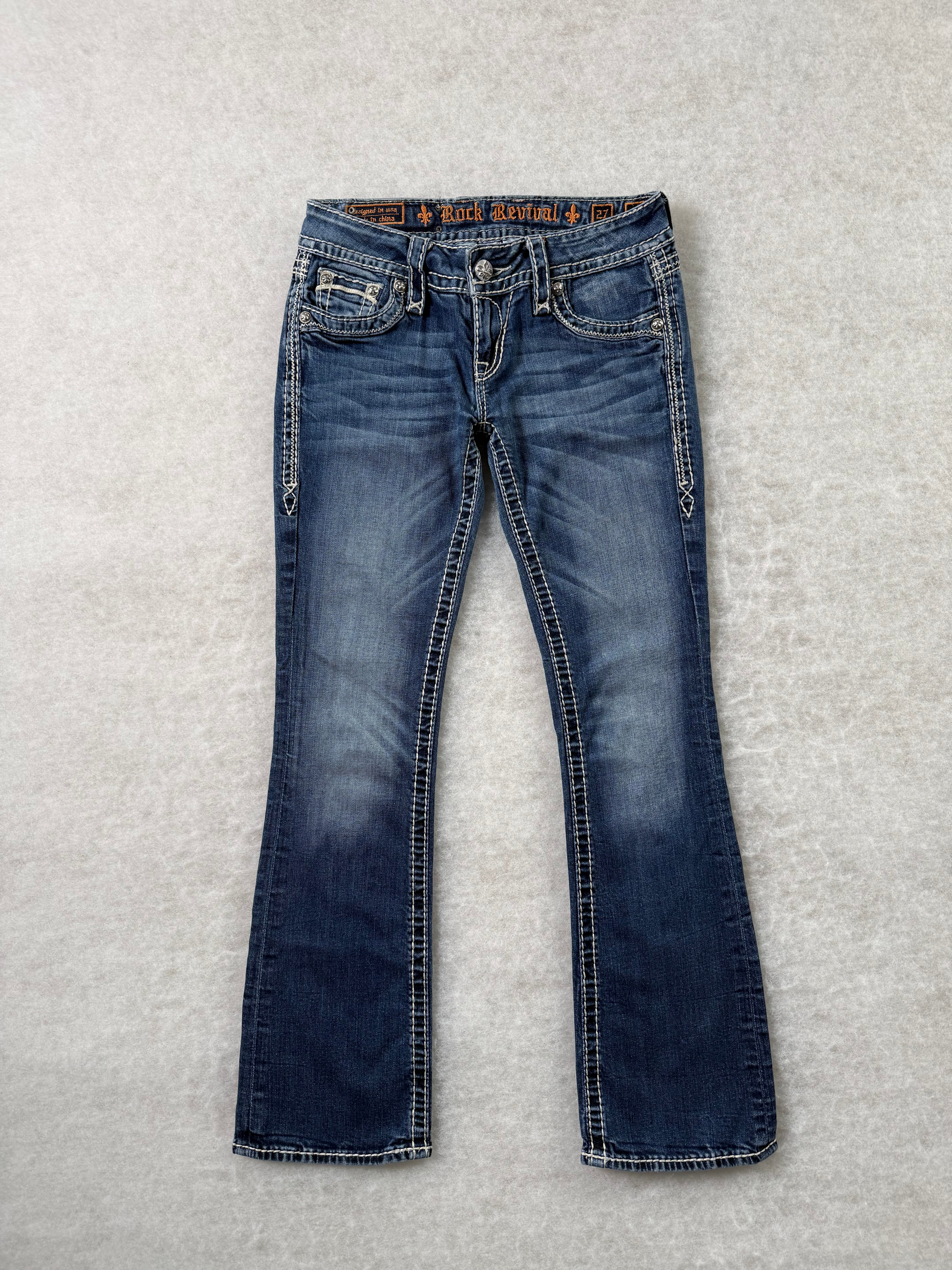 Rock Revival Boot Cut Low Waist Jeans